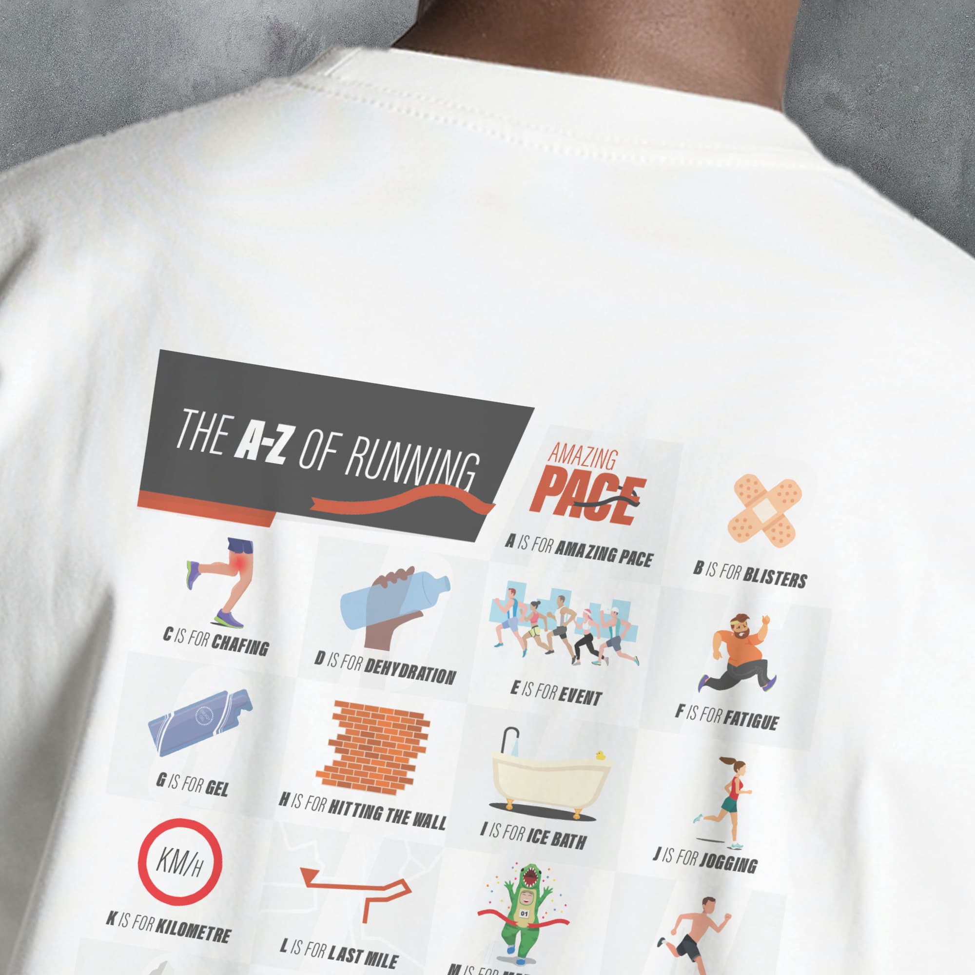 A-Z of Running 'Amazing Pace' T-Shirt