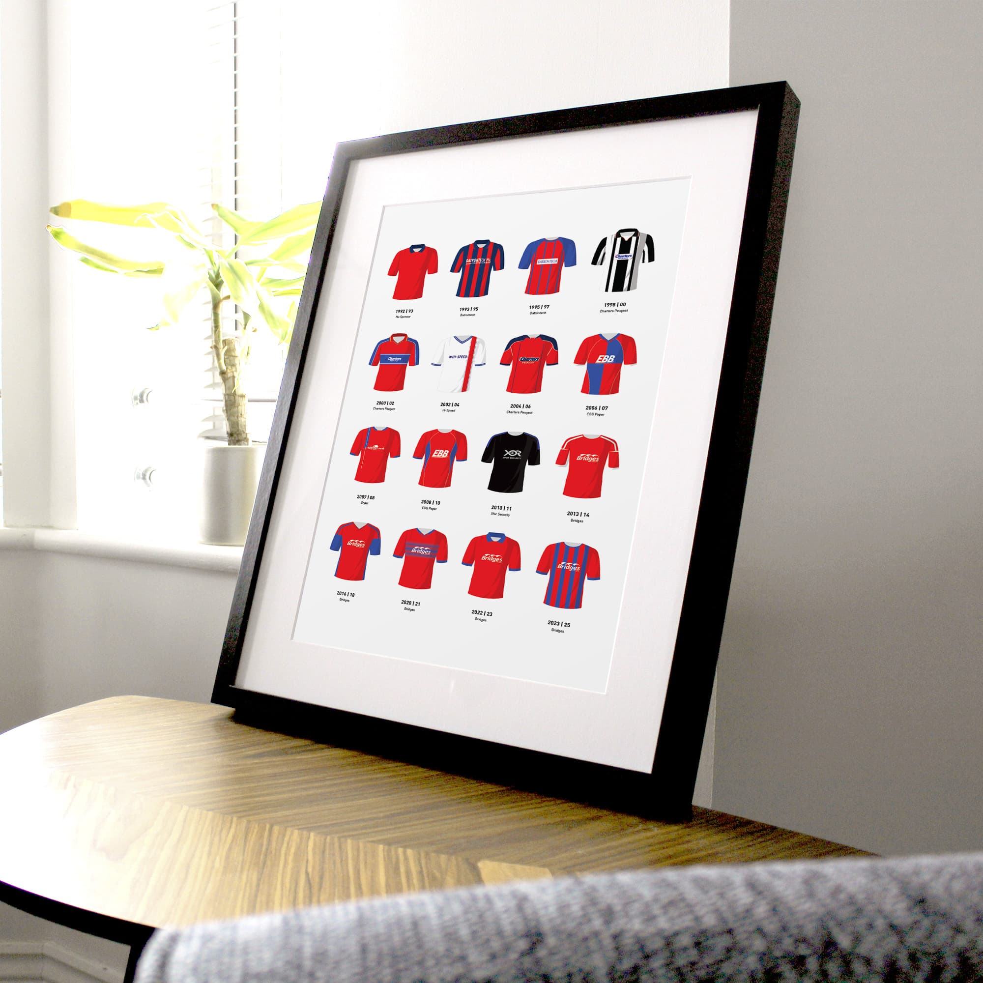 Aldershot Classic Kits Football Team Print