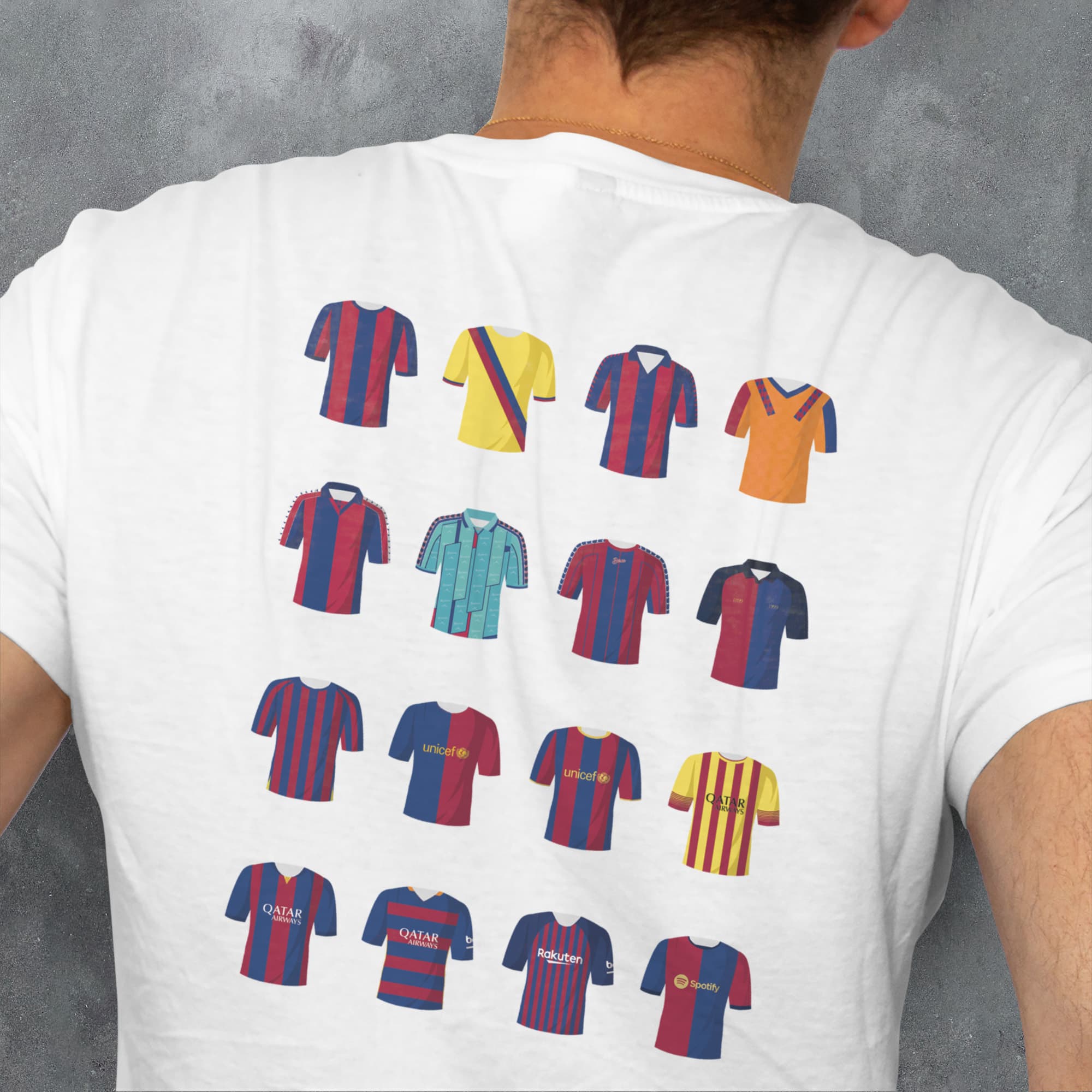 Barcelona Classic Kits Football T-Shirt