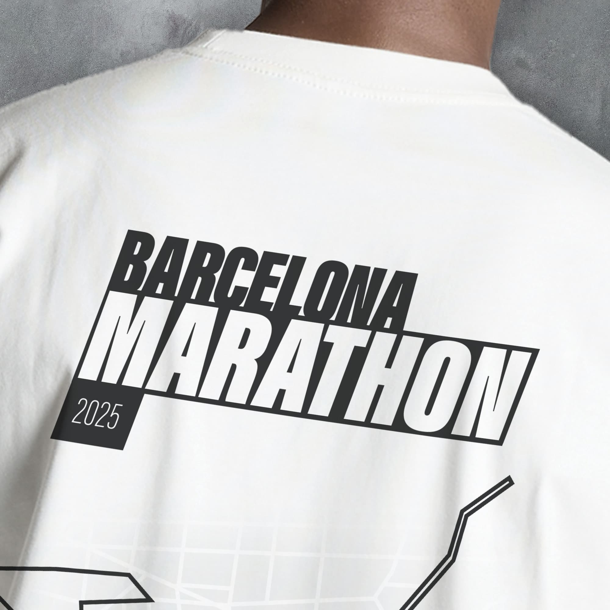 PERSONALISED Barcelona Marathon Finishers 'Amazing Pace' T-Shirt