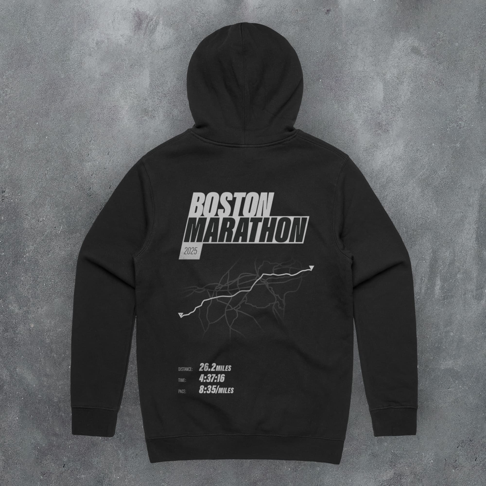 PERSONALISED Boston Marathon Finishers 'Amazing Pace' Hoodie
