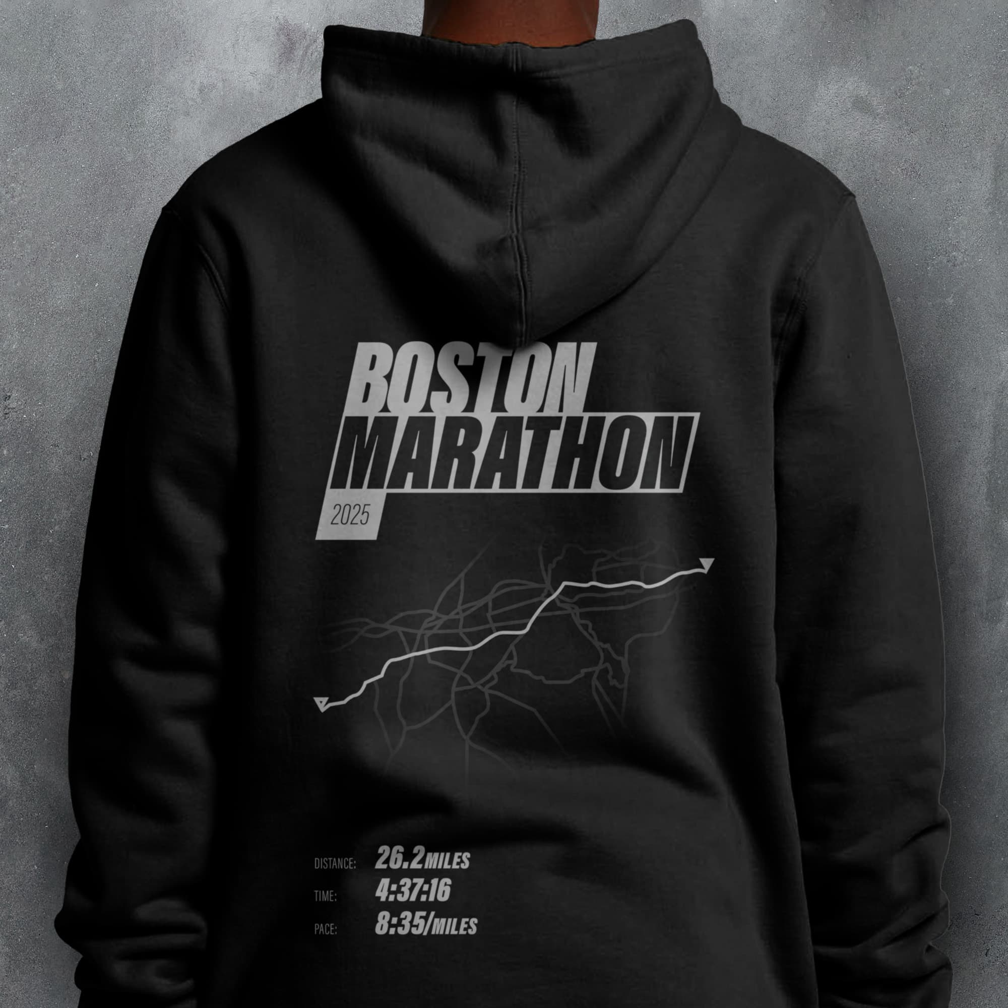 PERSONALISED Boston Marathon Finishers 'Amazing Pace' Hoodie