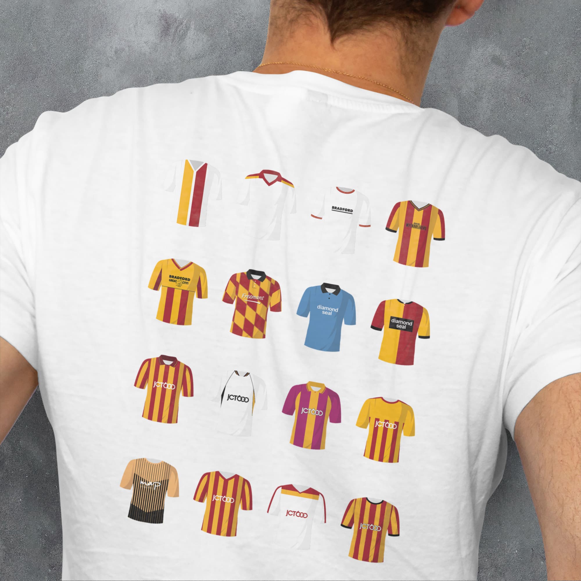 Bradford Classic Kits Football T-Shirt