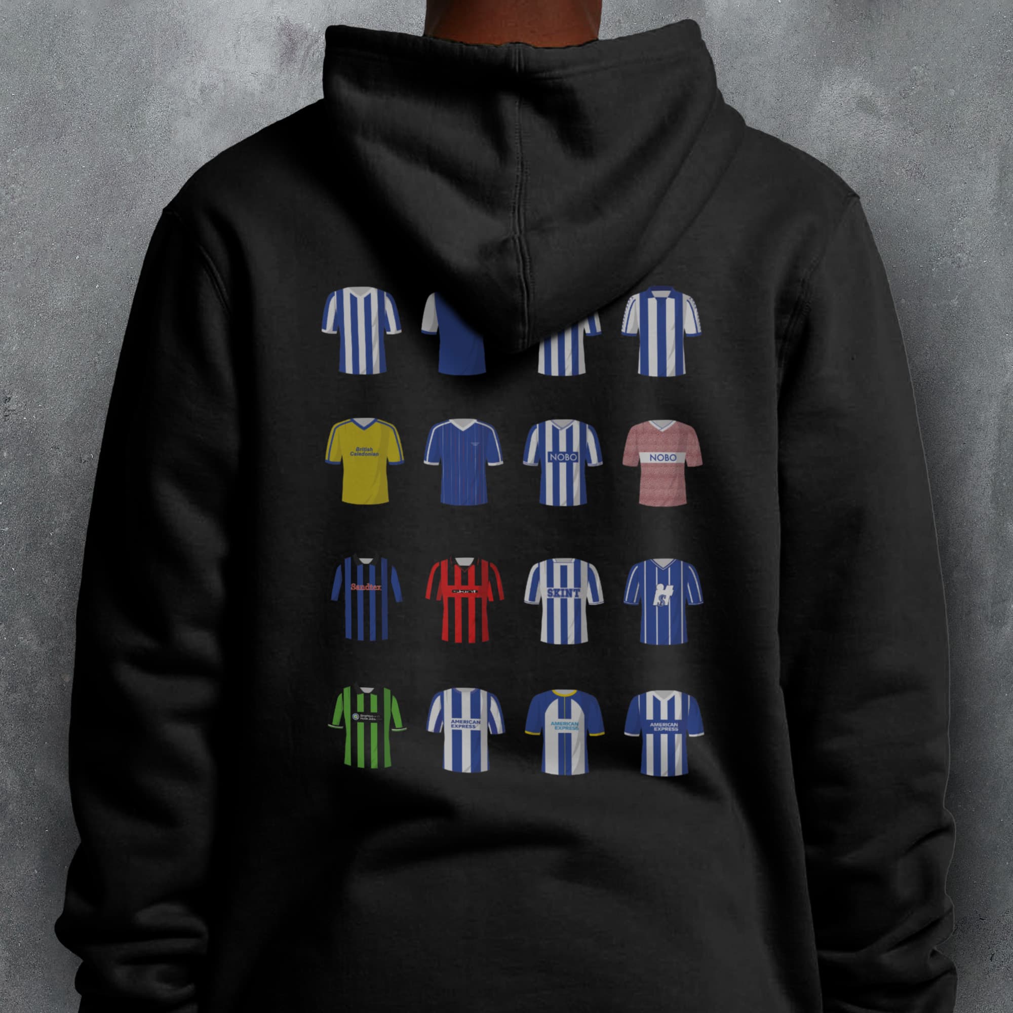 Brighton Classic Kits Football Hoodie