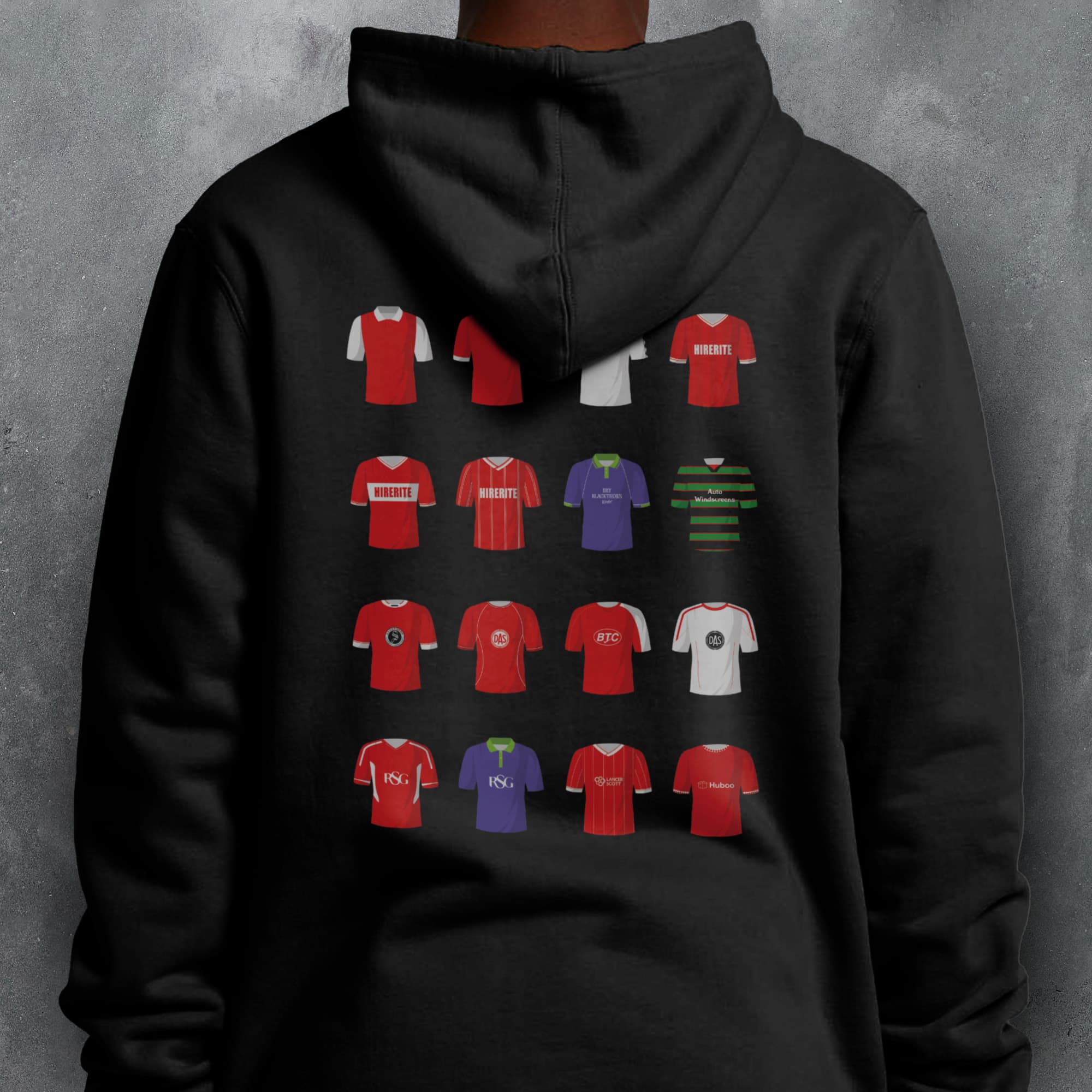Bristol City Classic Kits Football Hoodie