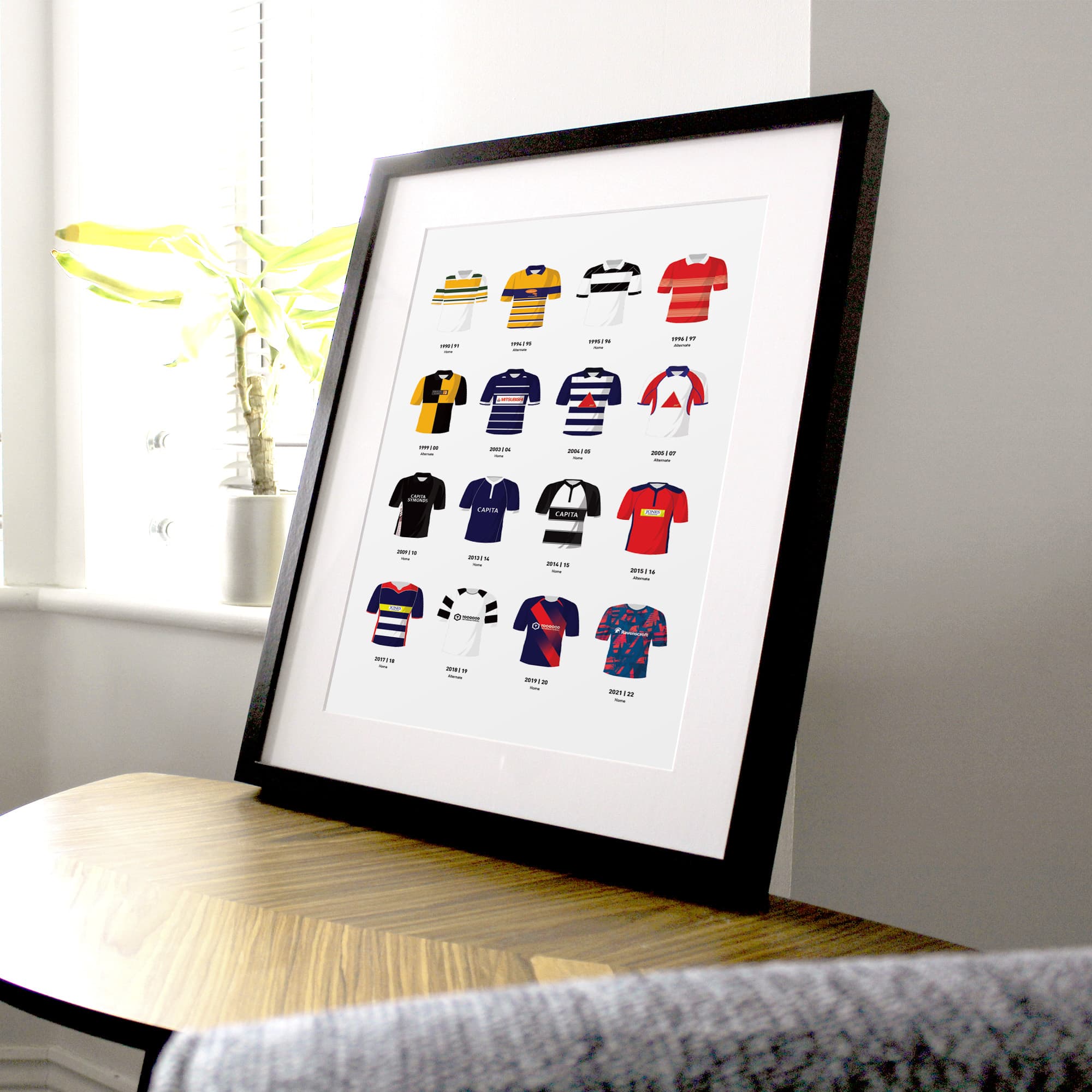 Bristol Classic Kits Rugby Union Team Print