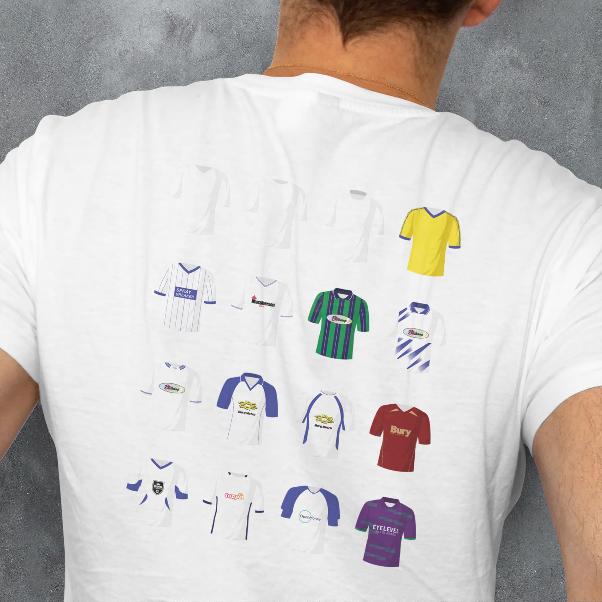 Bury Classic Kits Football T-Shirt
