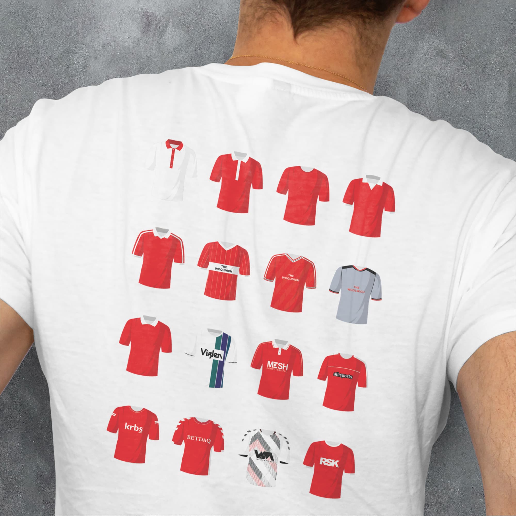 Charlton Classic Kits Football T-Shirt