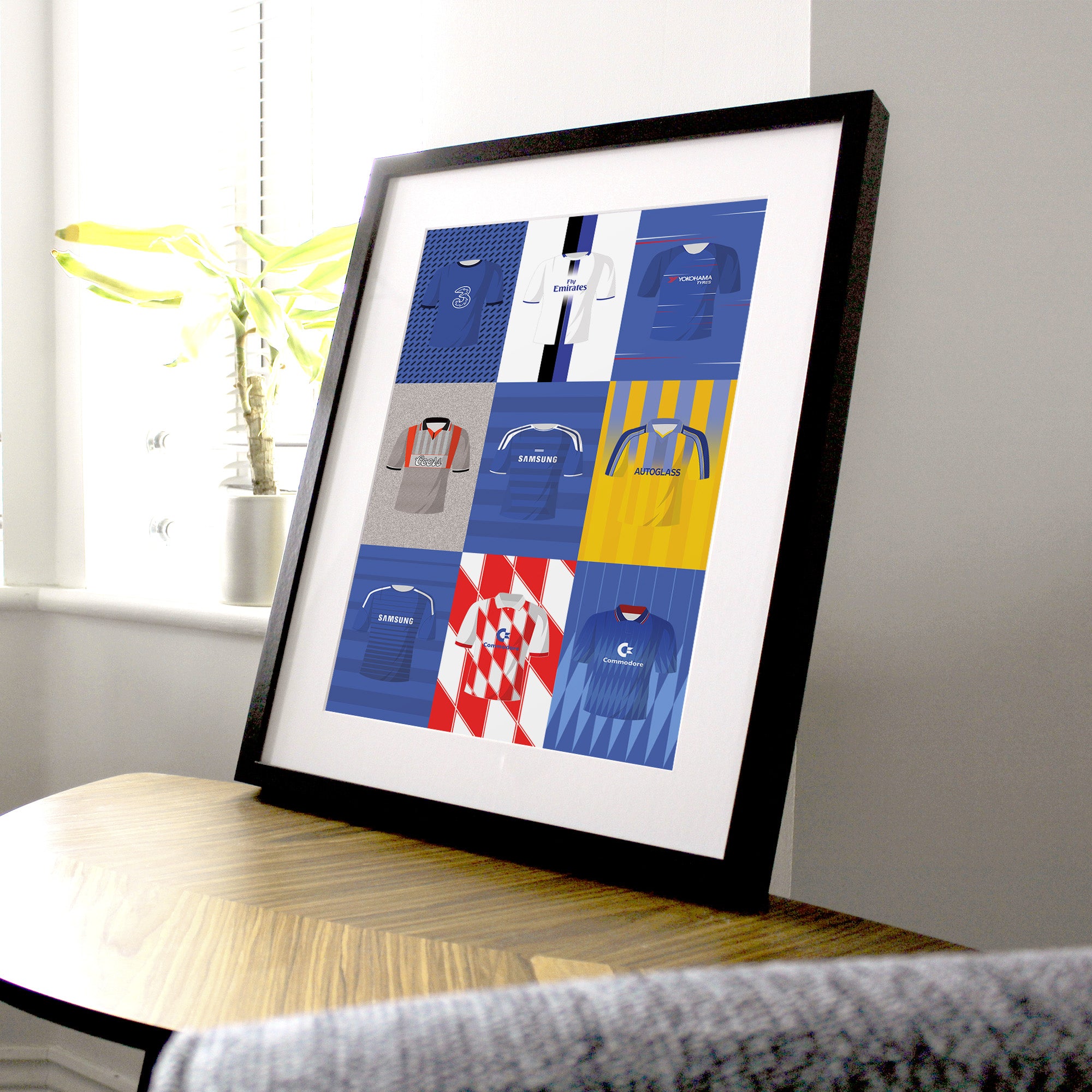 Chelsea Cult Kits Football Team Print