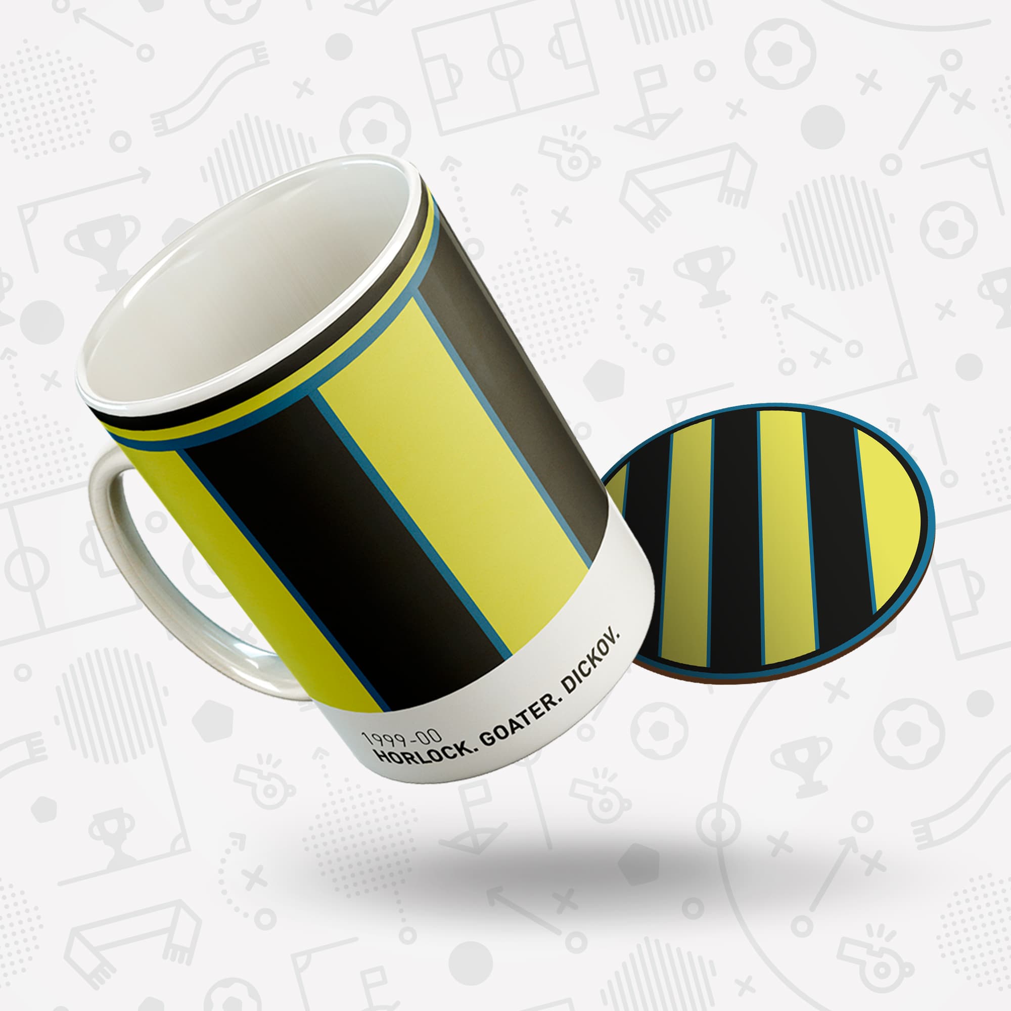 City 1999-00 'Better Days' Football Kit Mug