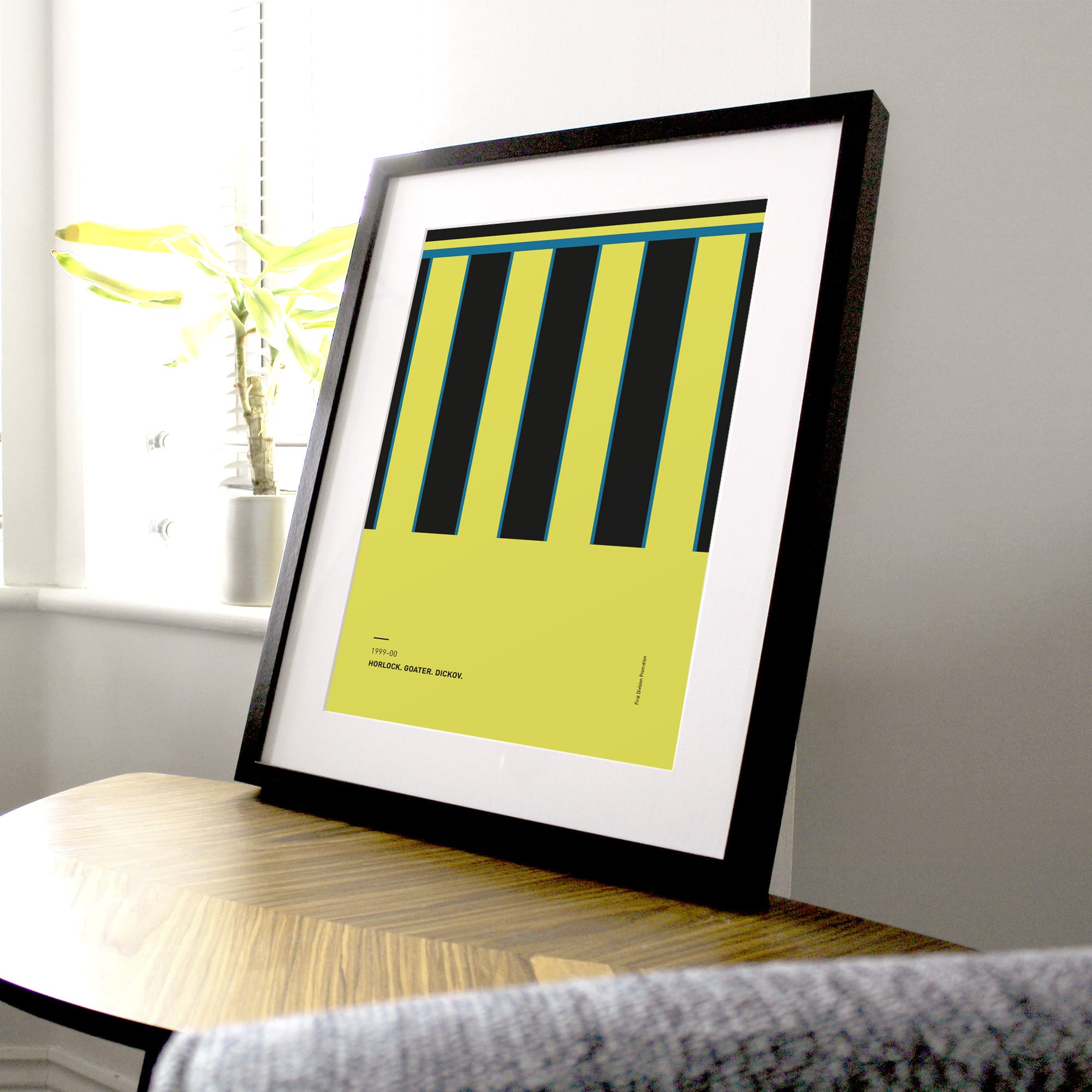 City 1999-00 'Better Days' Football Print