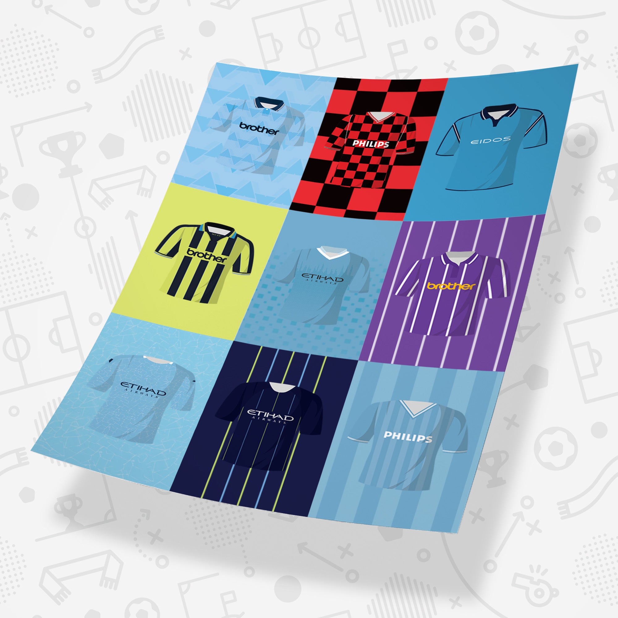 City Cult Kits Football Team Print