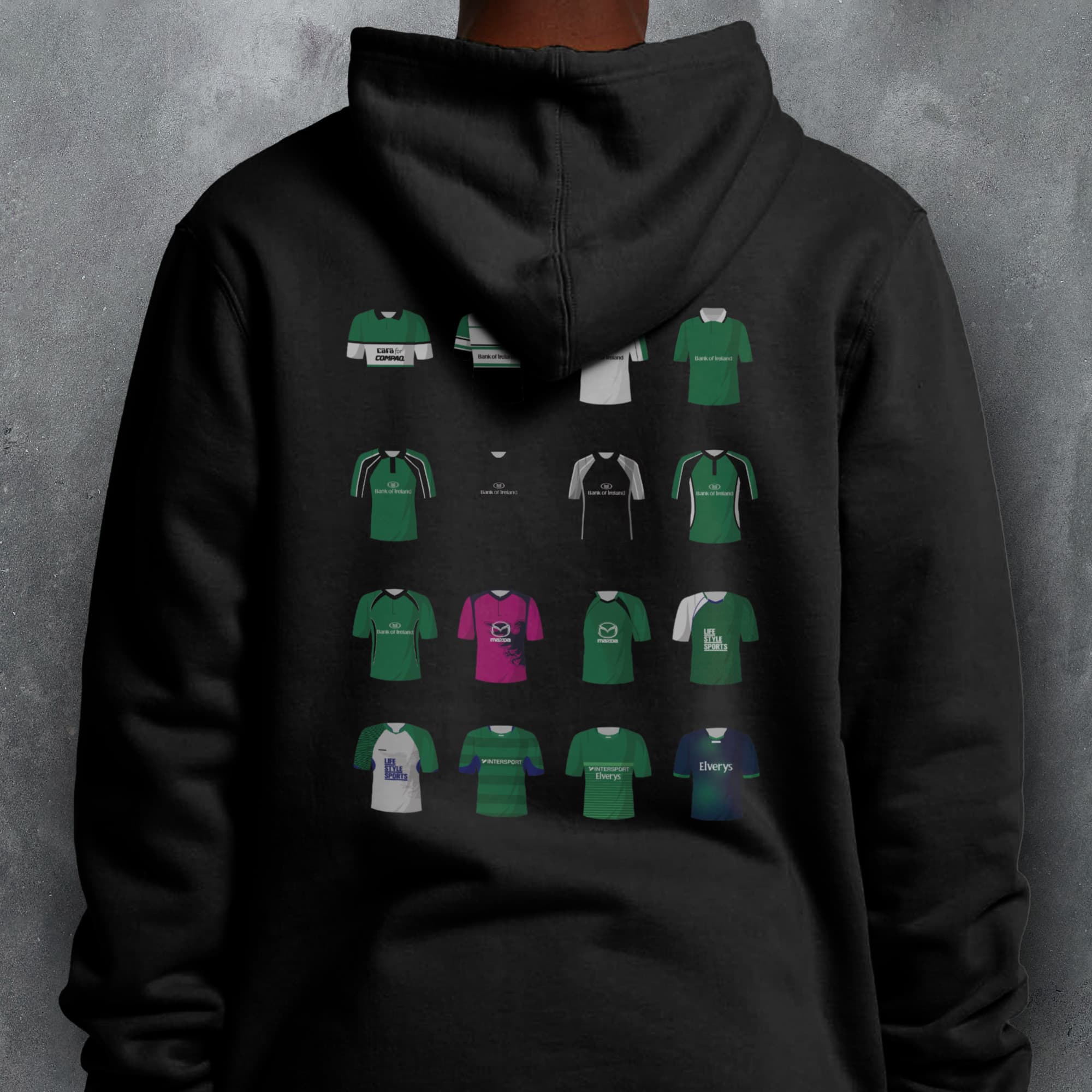 Connacht Rugby Union Classic Kits Hoodie