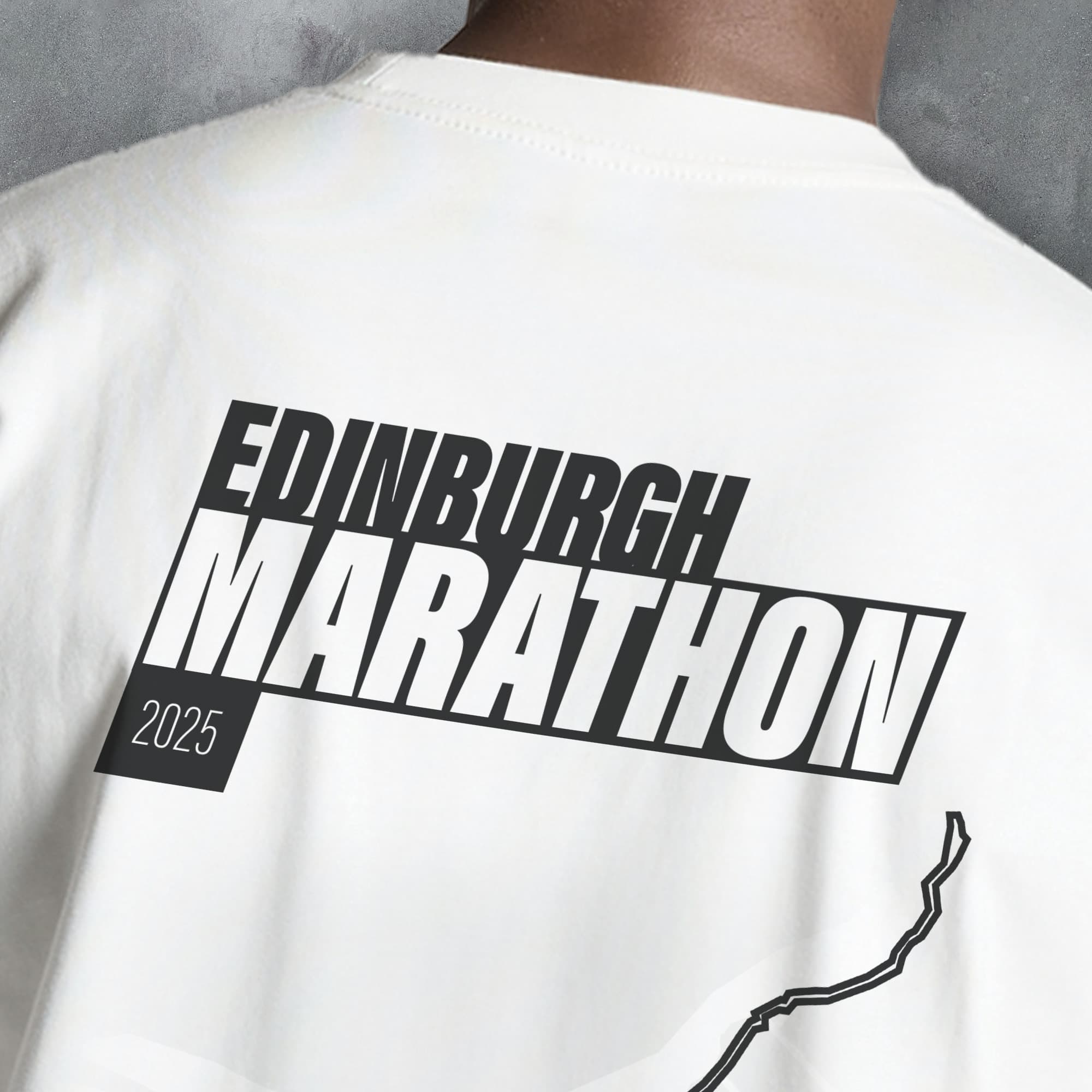 PERSONALISED Edinburgh Marathon Finishers 'Amazing Pace' T-Shirt
