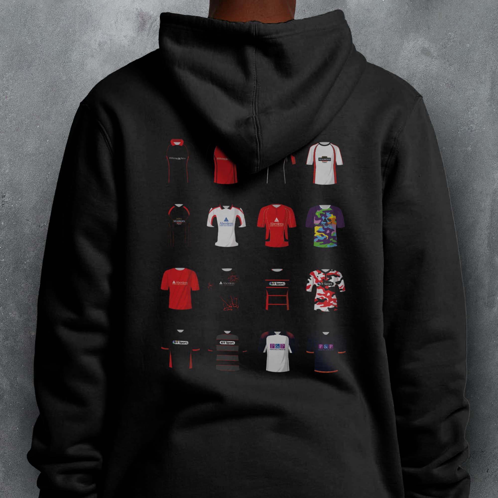 Edinburgh Rugby Union Classic Kits Hoodie