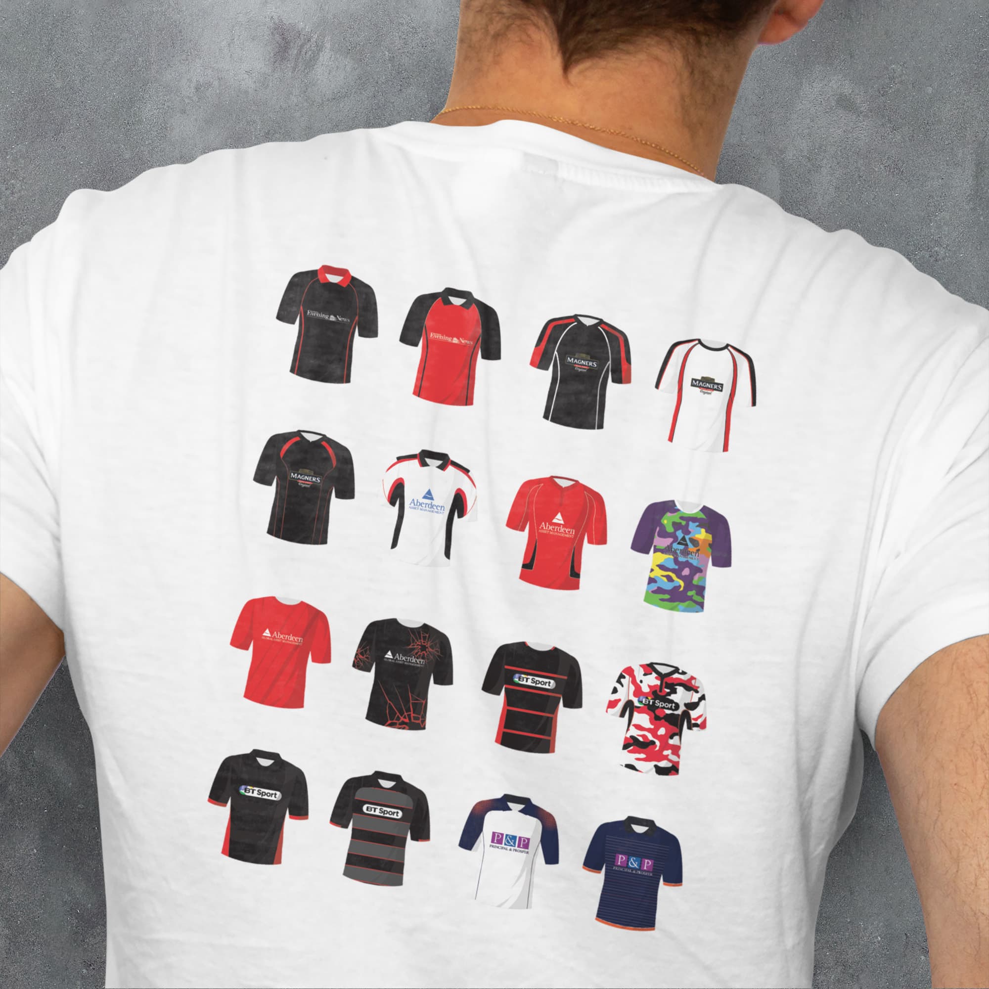 Edinburgh Rugby Union Classic Kits T-Shirt