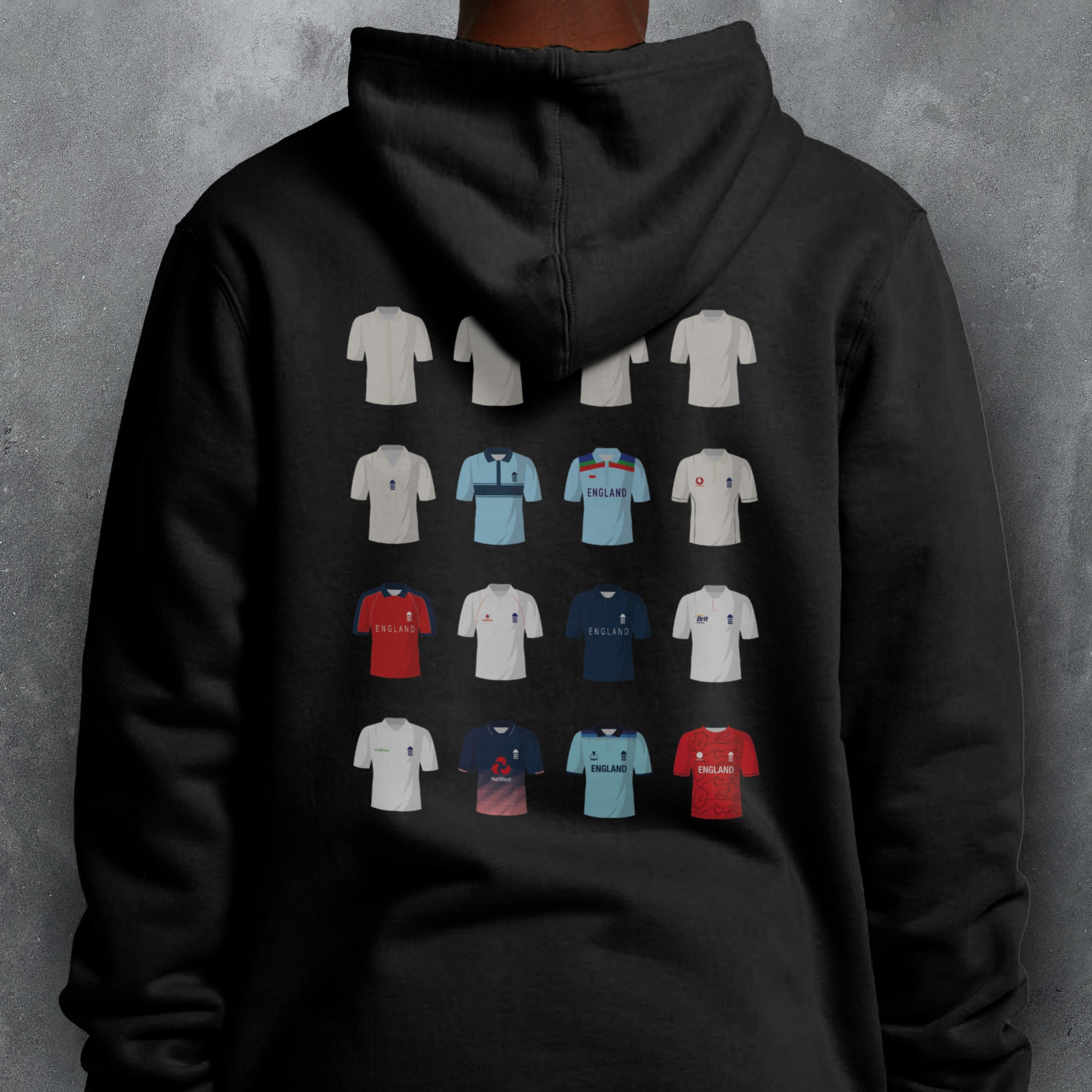 England Cricket Classic Kits Hoodie