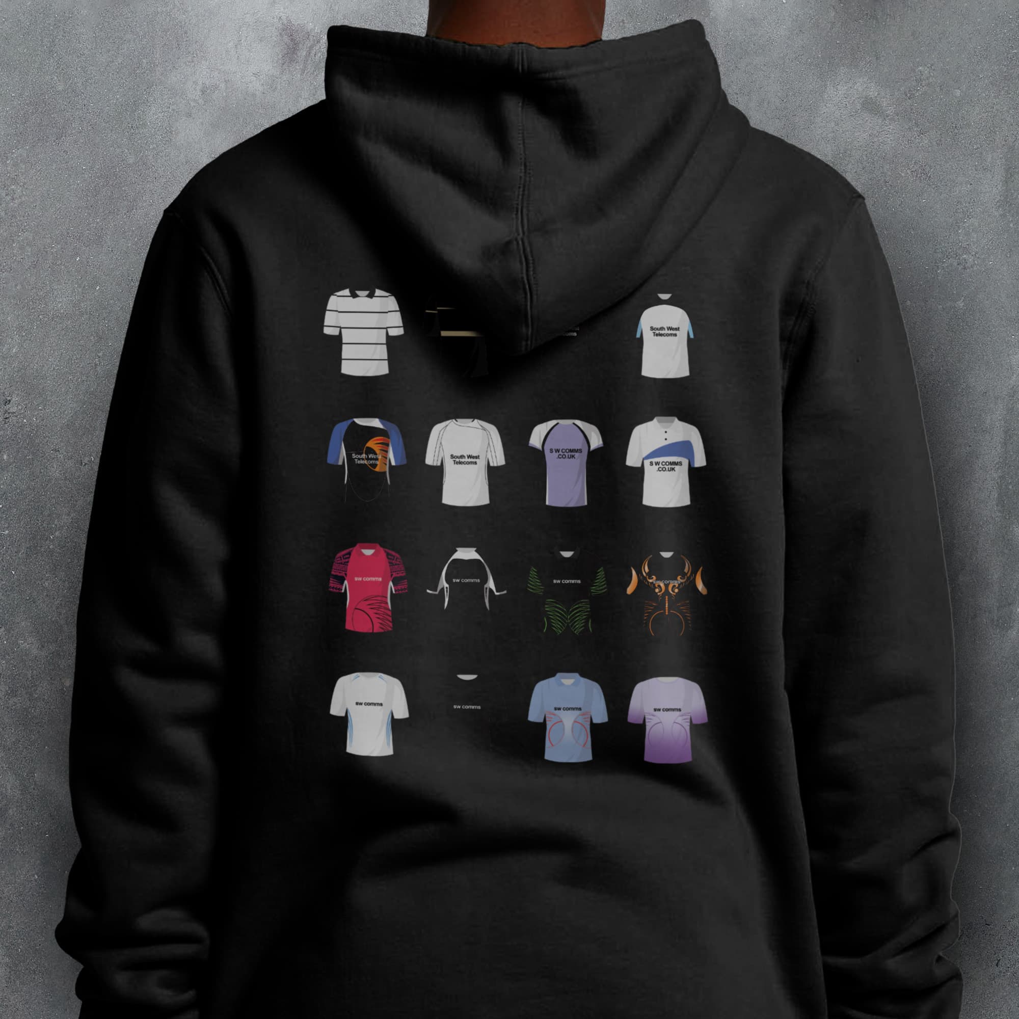 Exeter Rugby Union Classic Kits Hoodie