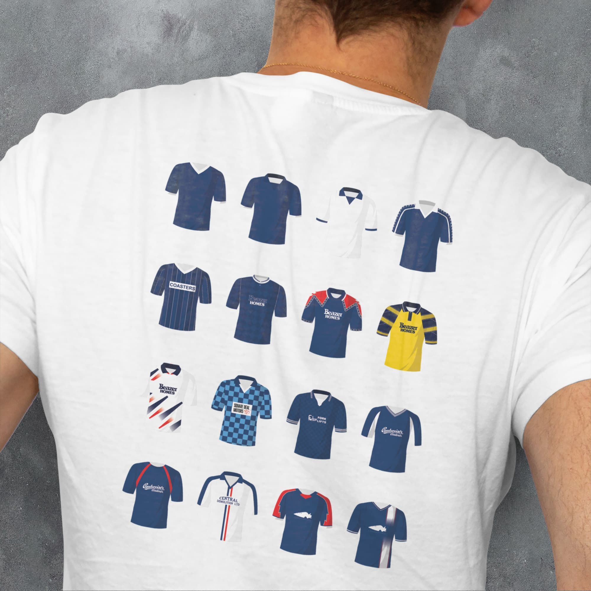 Falkirk Classic Kits Football T-Shirt Gift1