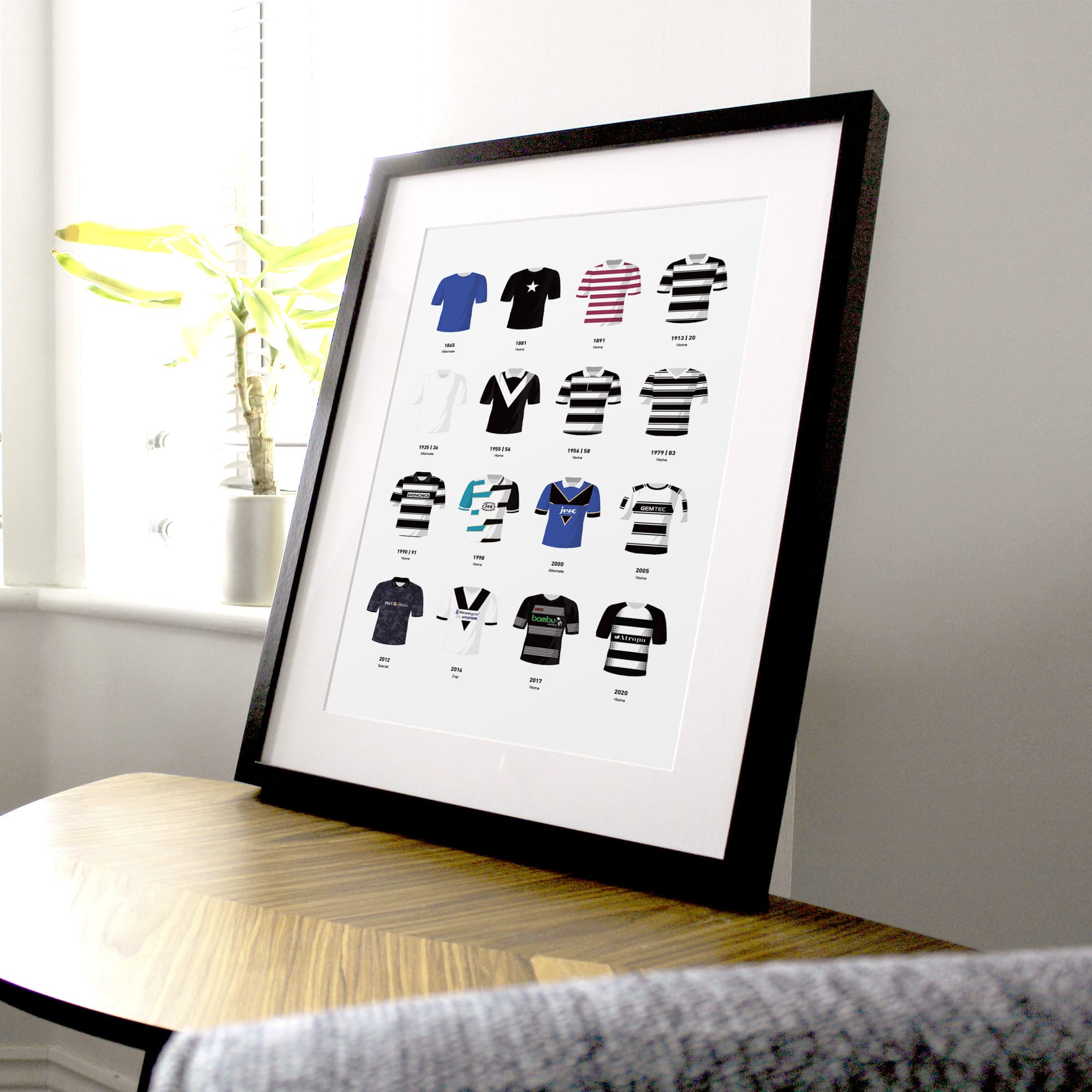 Hull FC Classic Kits Rugby League Team Print