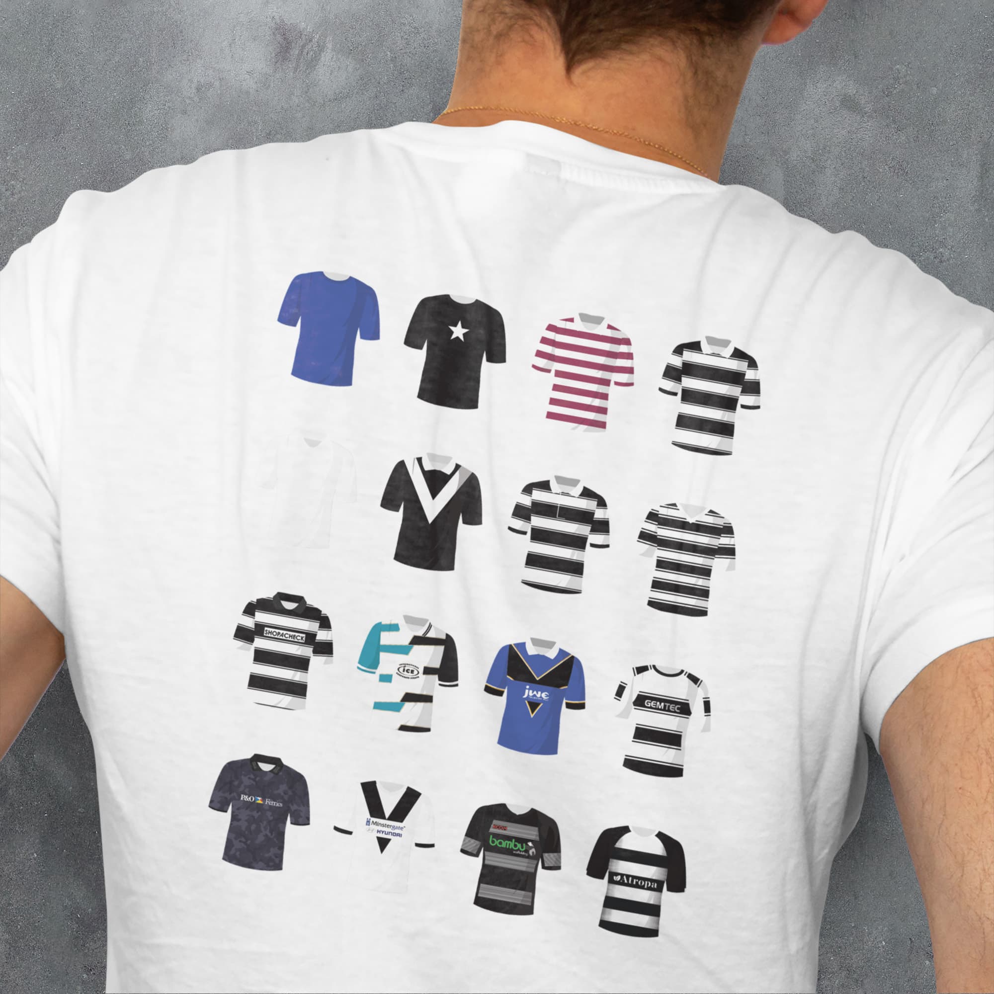 Hull FC Rugby League Classic Kits T-Shirt