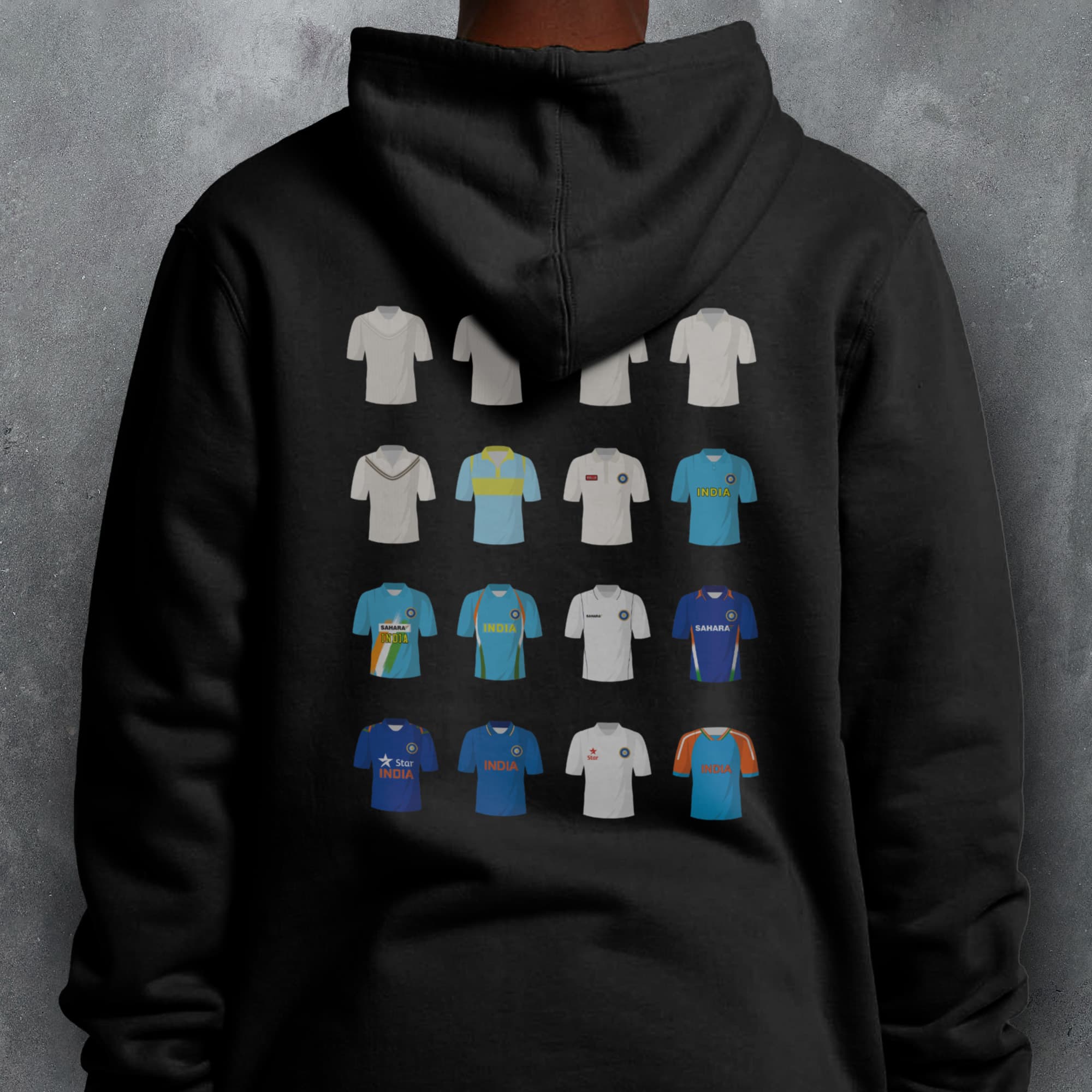 India Cricket Classic Kits Hoodie