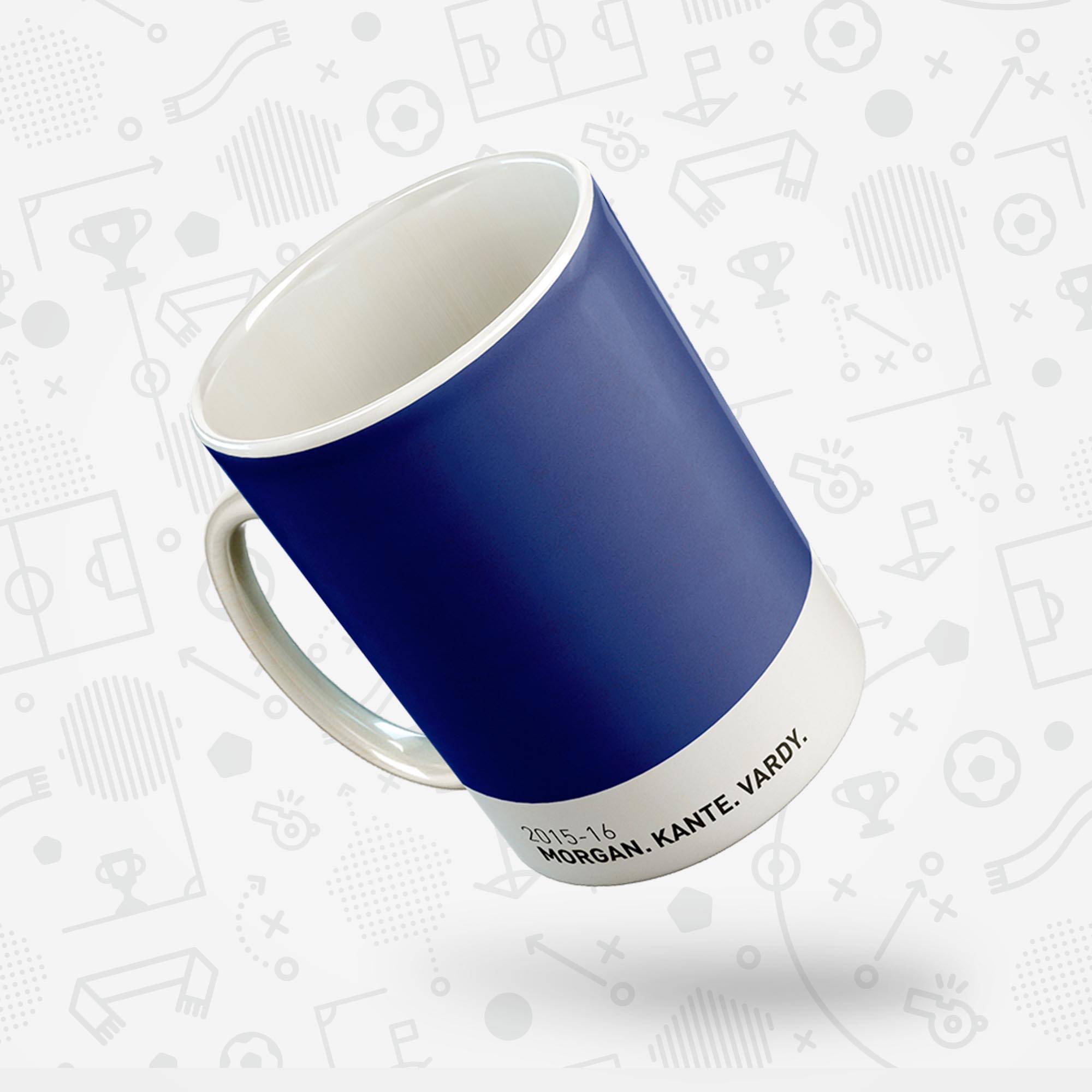 Leicester 2015-16 'Better Days' Football Kit Mug Good Team On Paper