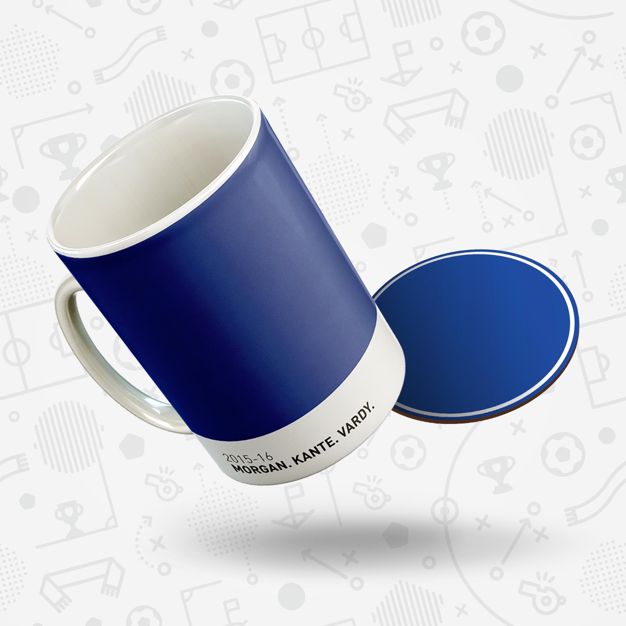 Leicester 2015-16 'Better Days' Football Kit Mug Good Team On Paper