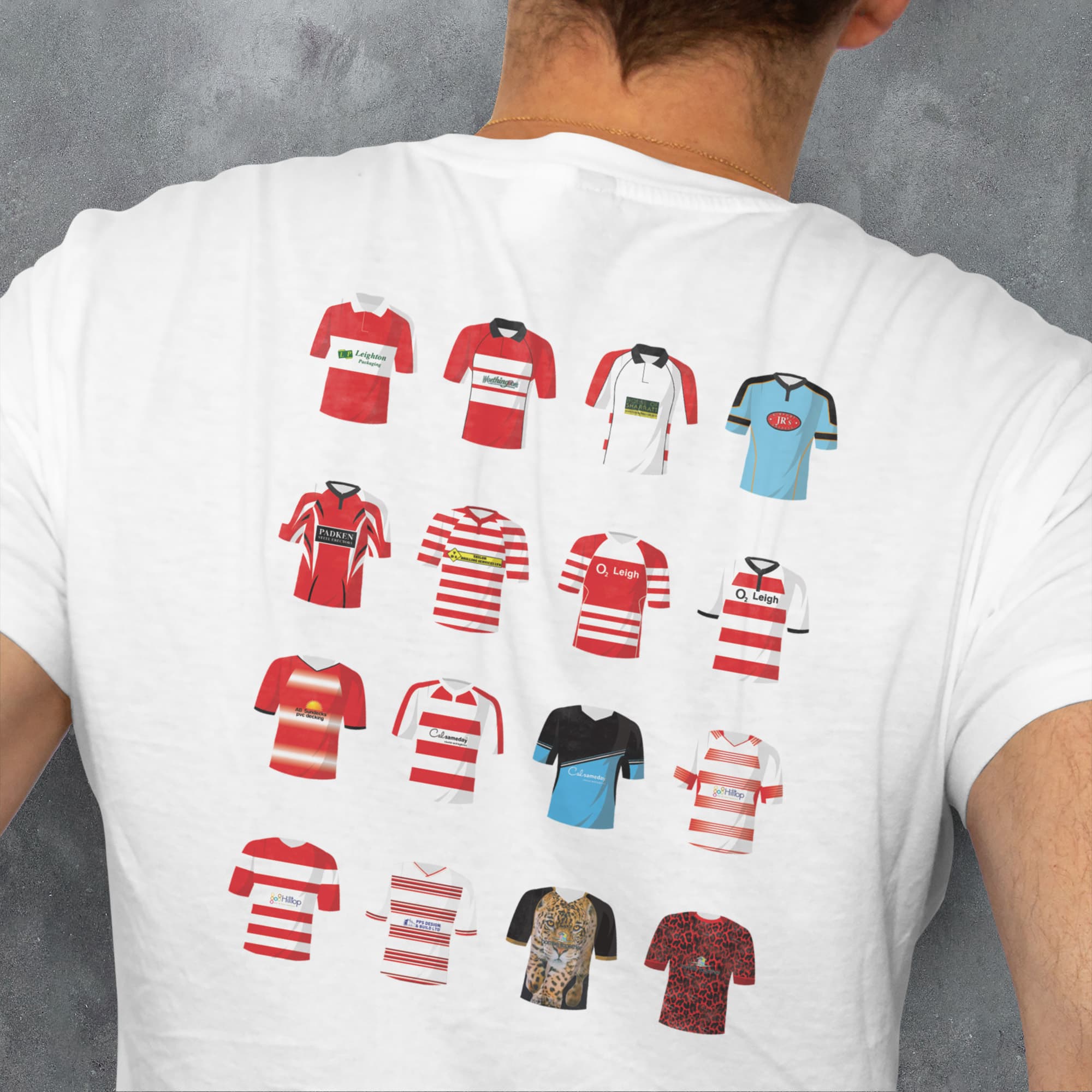 Leigh Rugby League Classic Kits T-Shirt