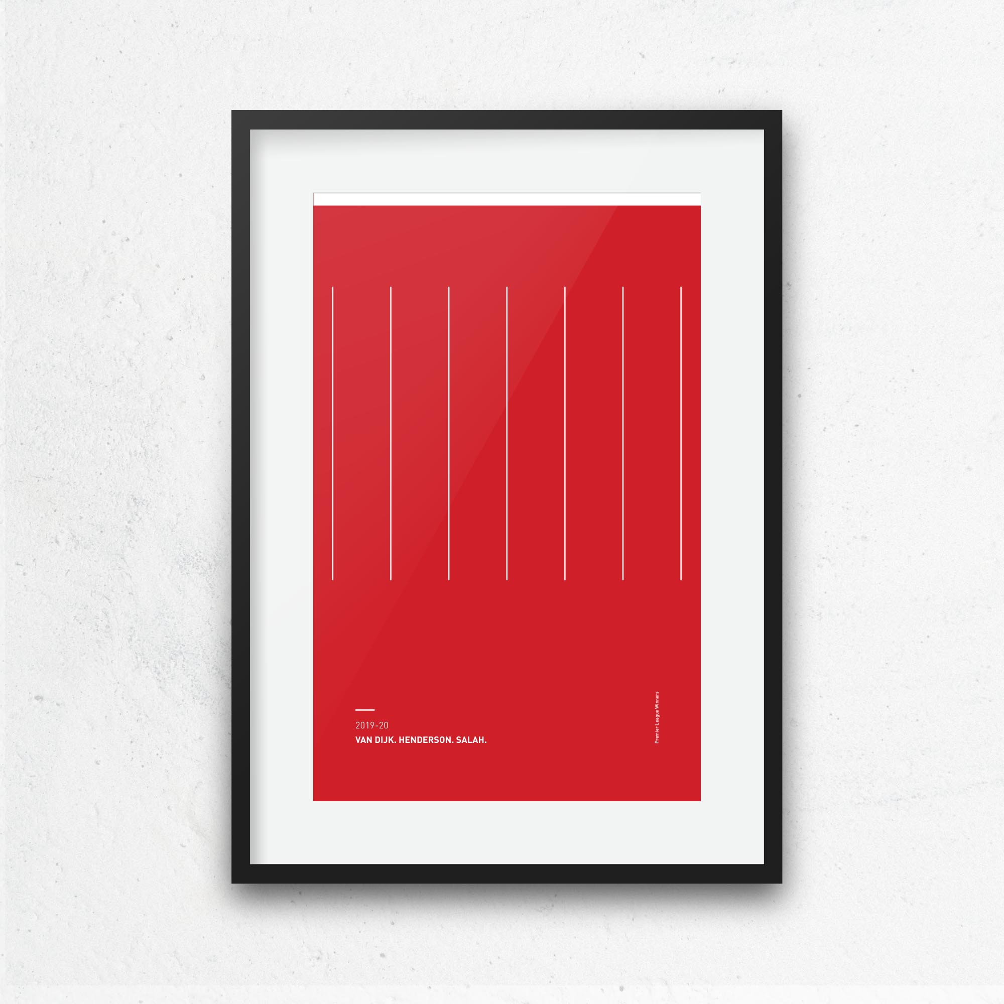 Liverpool 2019-20 'Better Days' Football Print Good Team On Paper