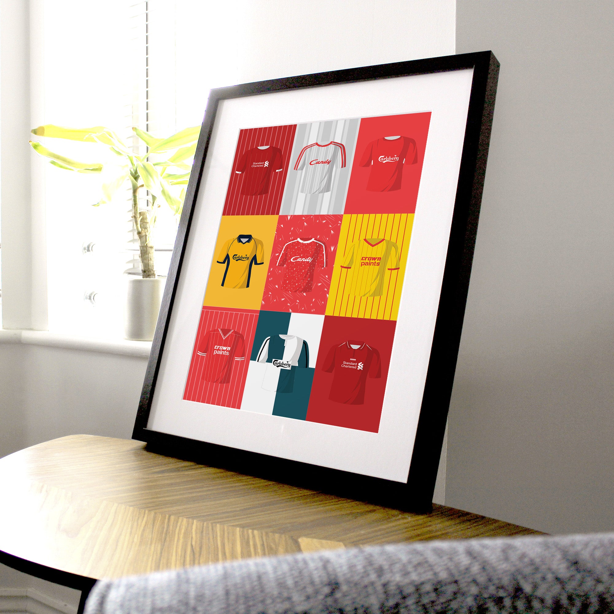 Liverpool Cult Kits Football Team Print