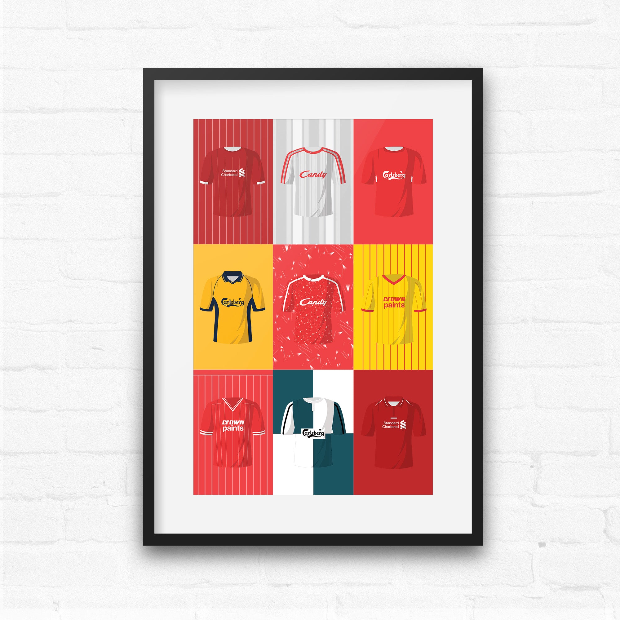 Liverpool Cult Kits Football Team Print