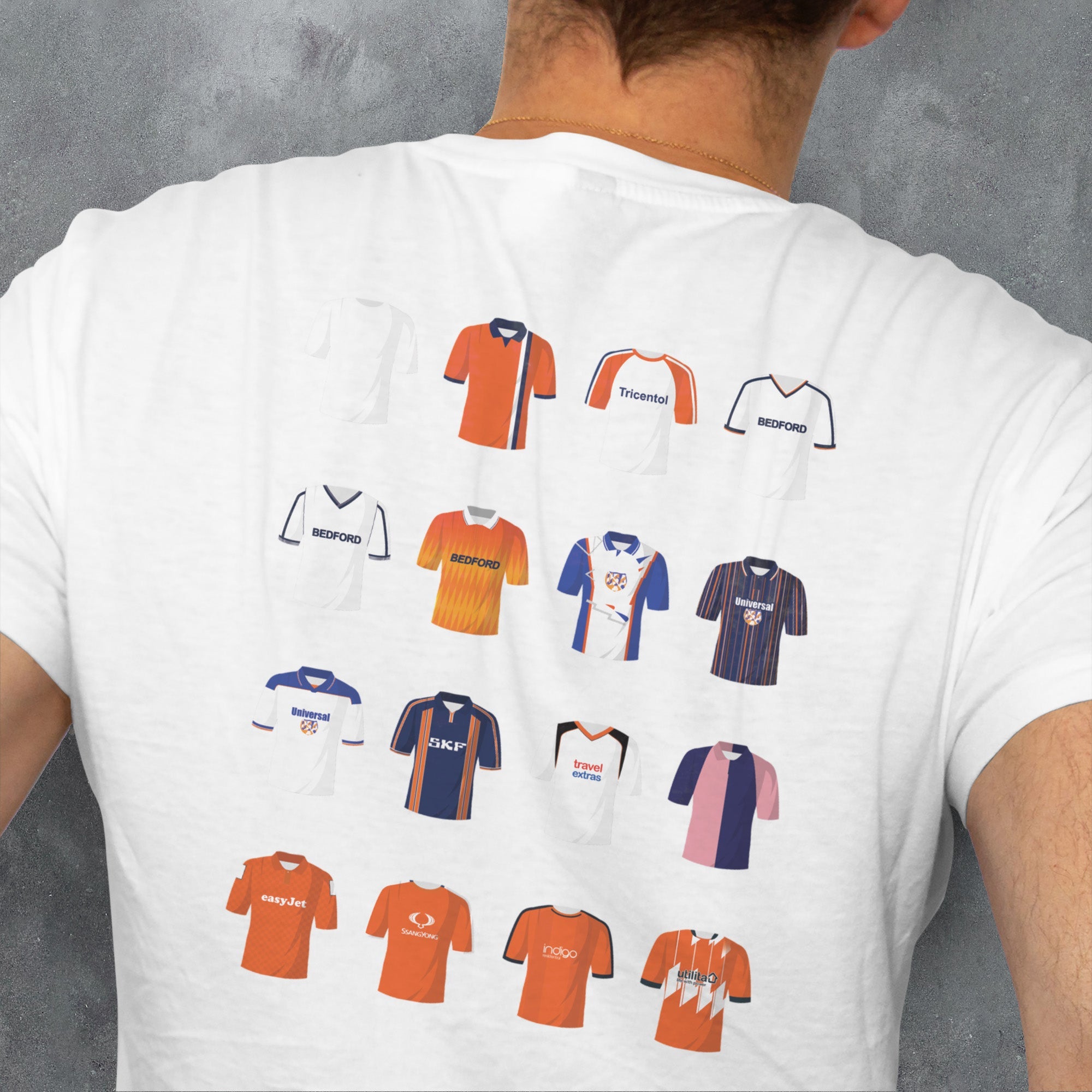 Luton Classic Kits Football T-Shirt