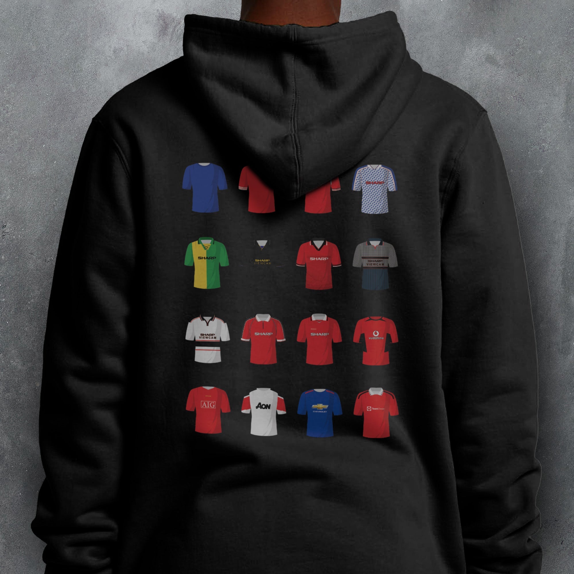 Manchester Utd Classic Kits Football Hoodie Good Team On Paper
