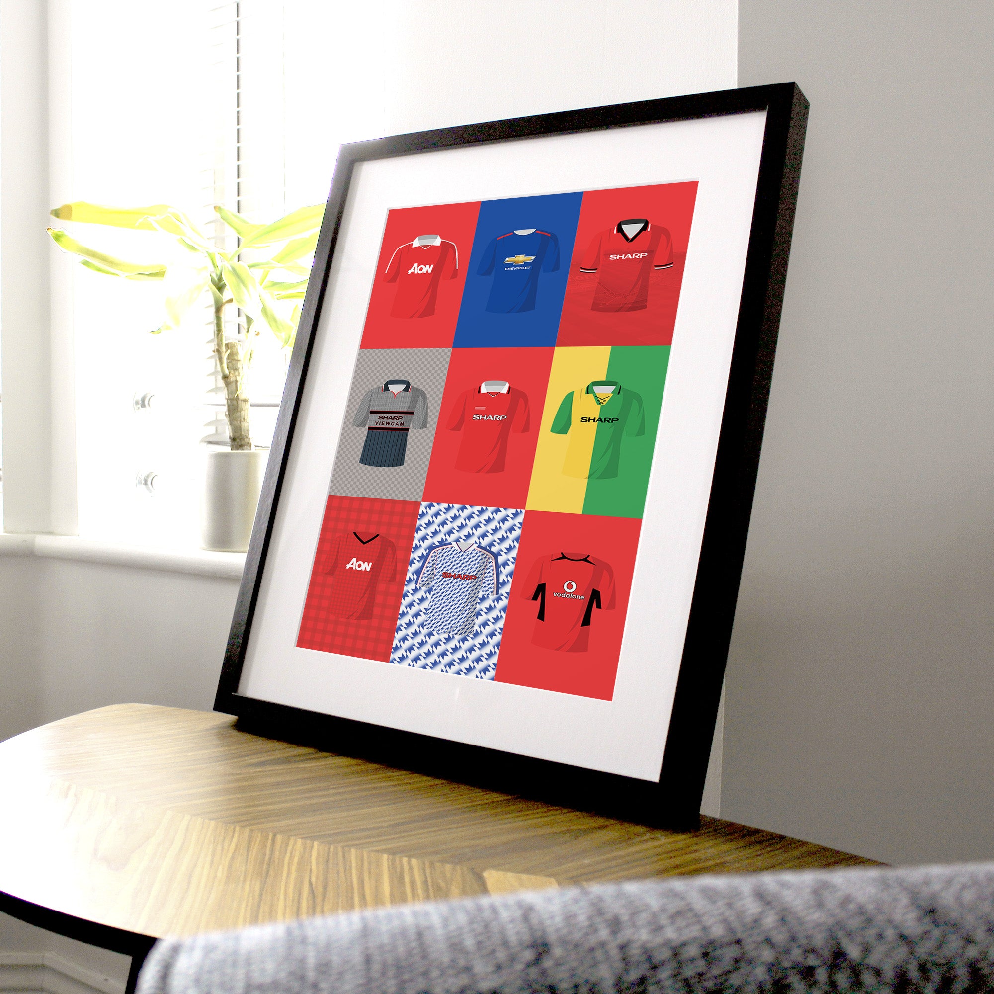 Manchester Utd Cult Kits Football Team Print