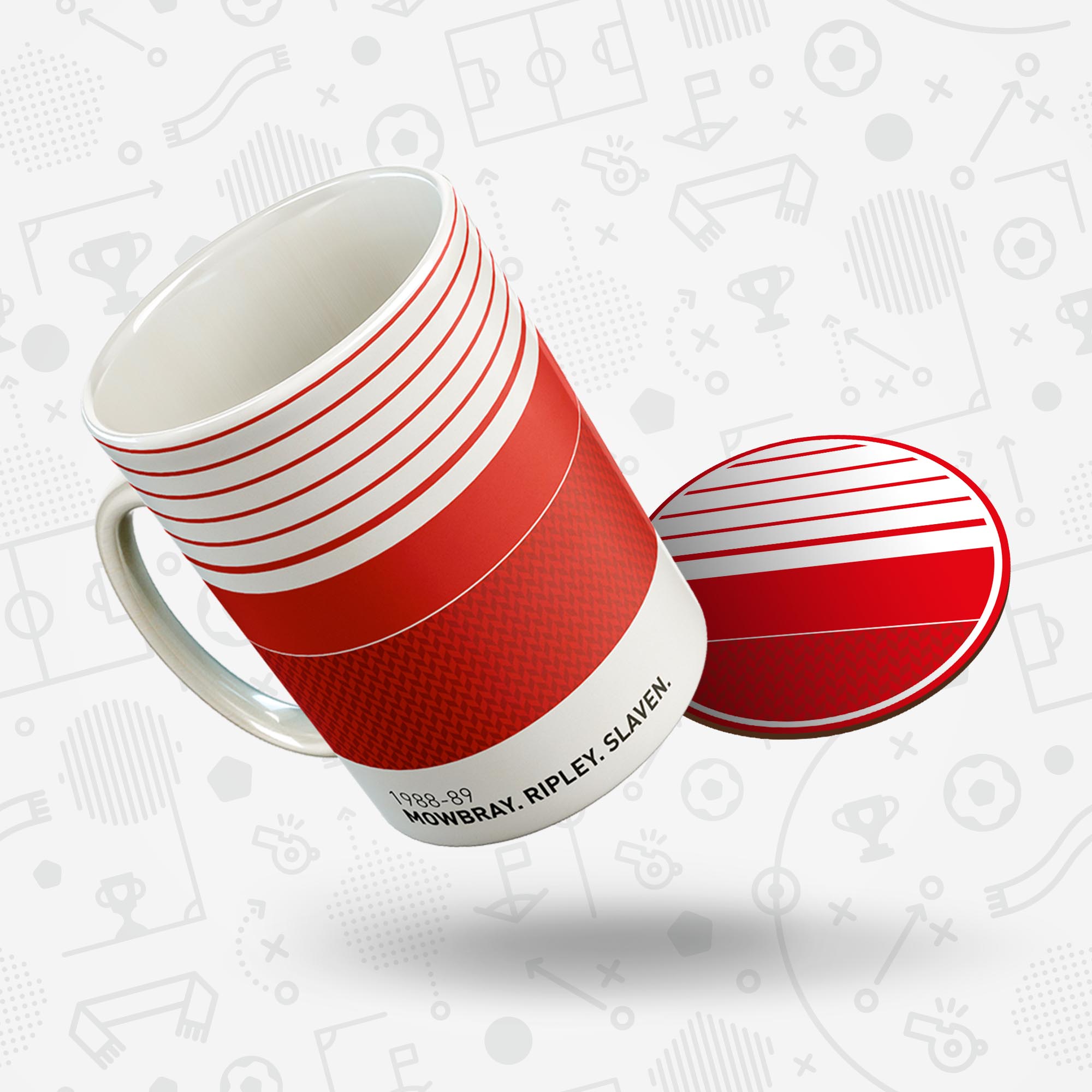 Middlesbrough 1988-89 'Better Days' Football Kit Mug Good Team On Paper