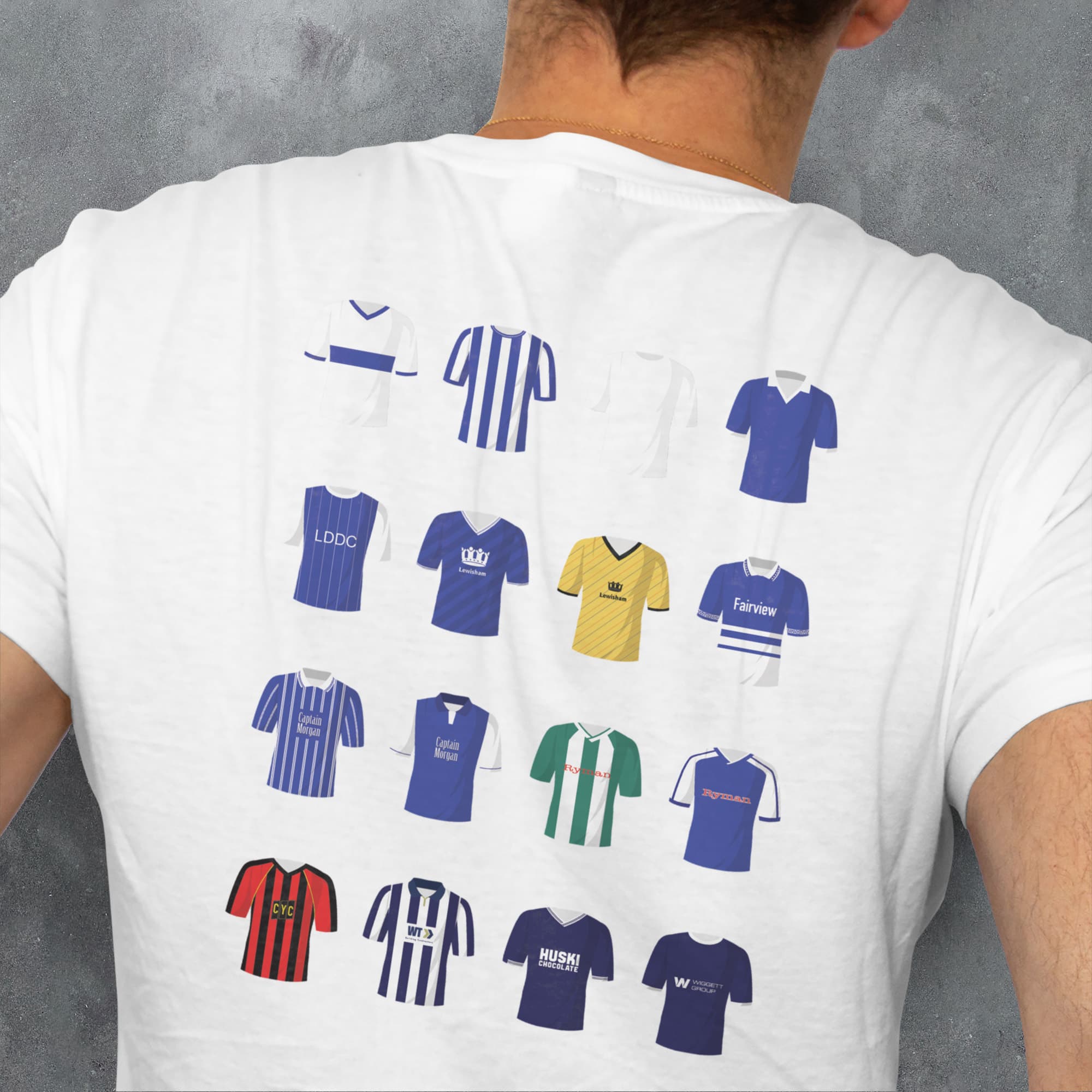 Millwall Classic Kits Football T-Shirt