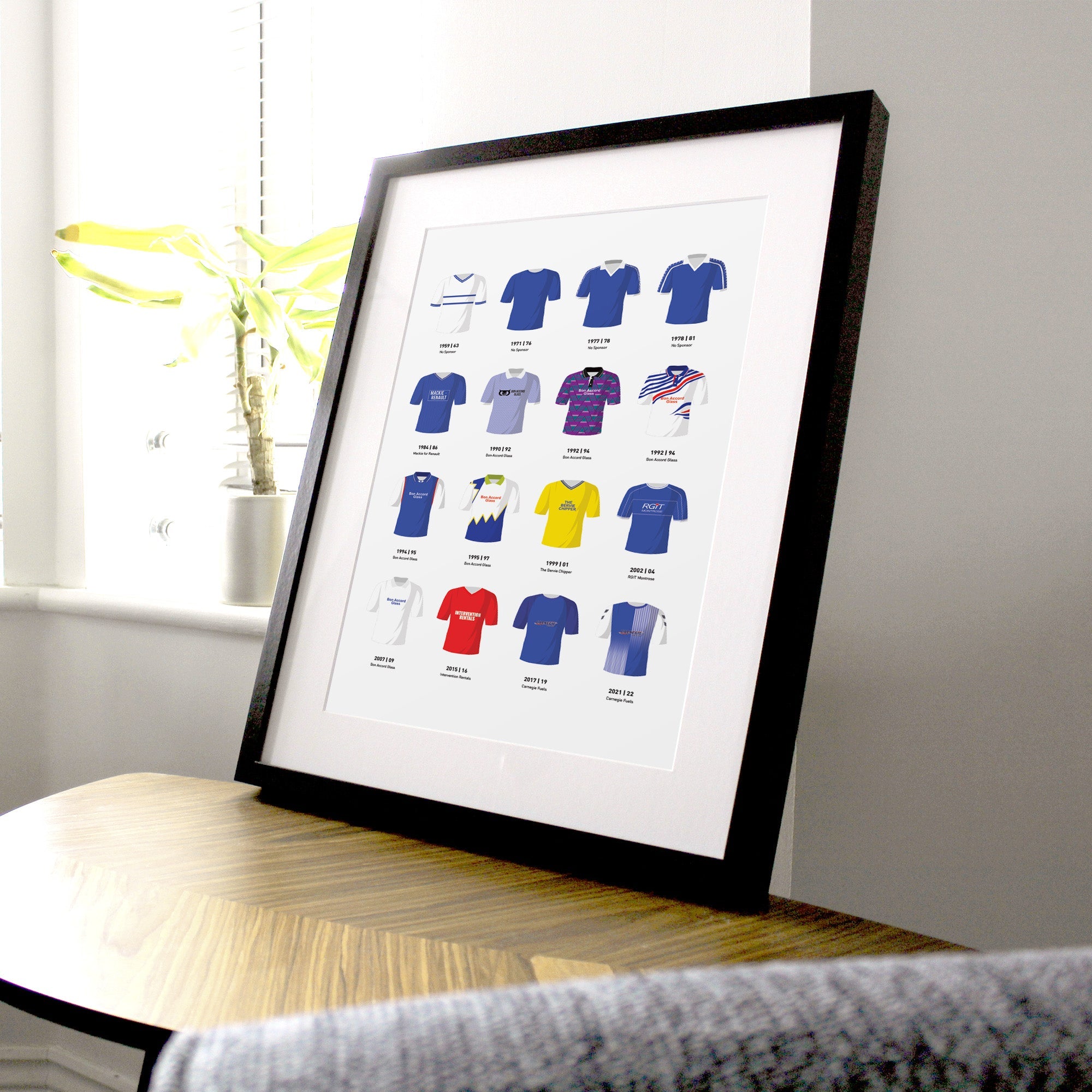Montrose Classic Kits Football Team Print Good Team On Paper