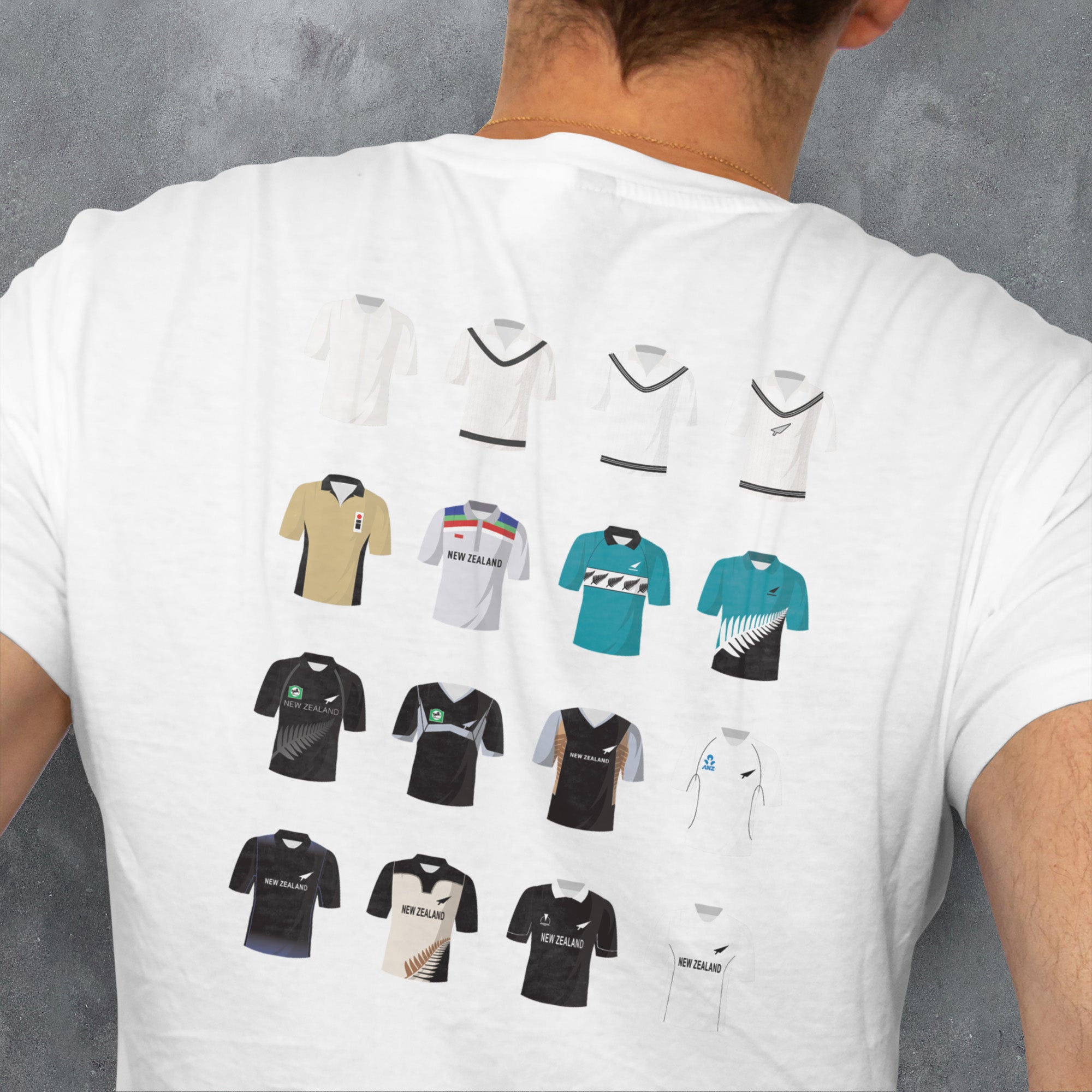 New Zealand Cricket Classic Kits T-Shirt
