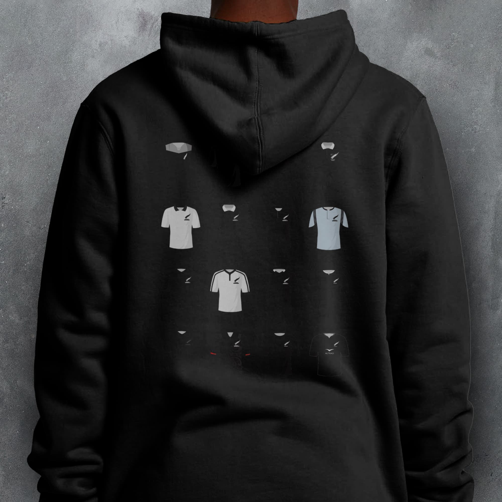 New Zealand Rugby Union Classic Kits Hoodie