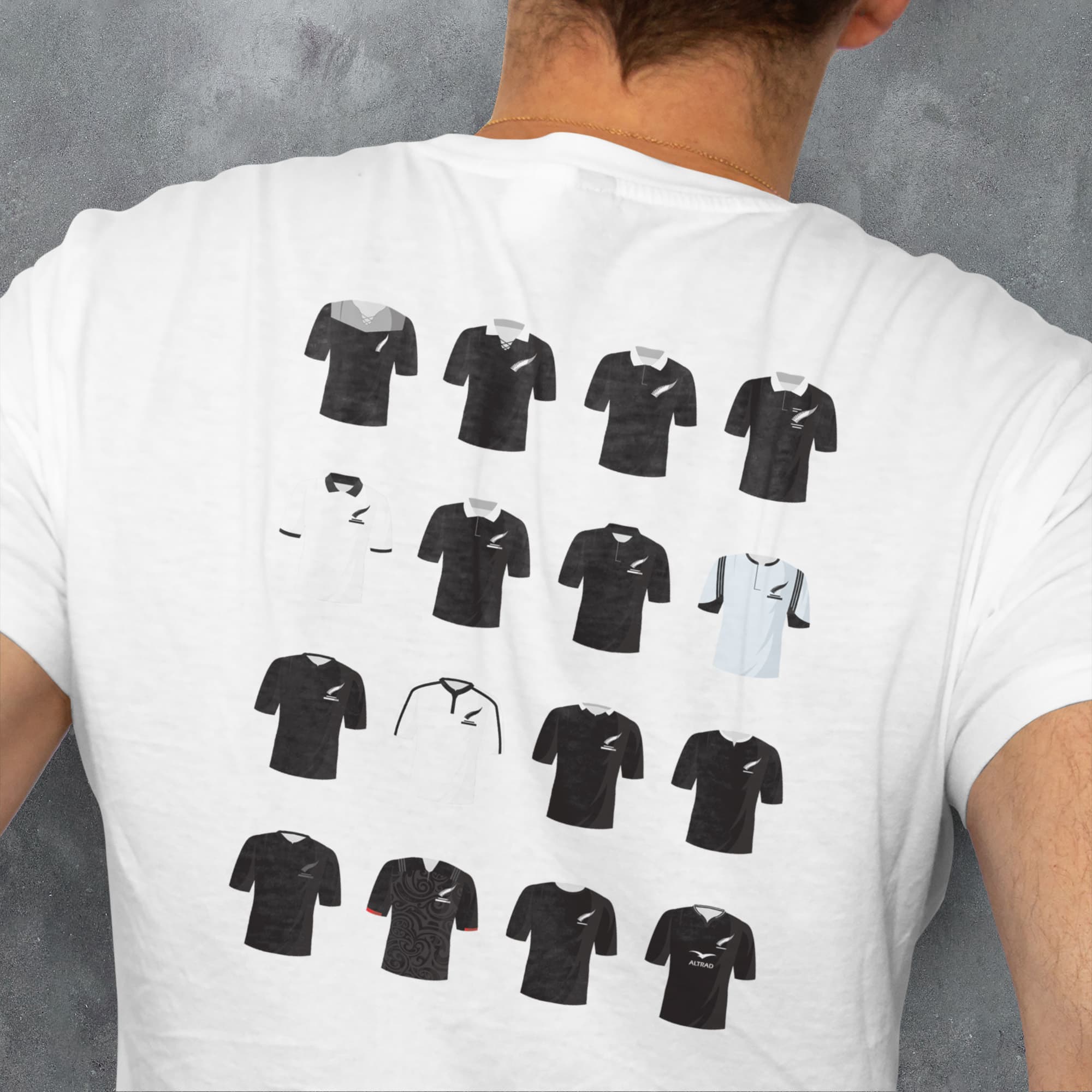 New Zealand Rugby Union Classic Kits T-Shirt