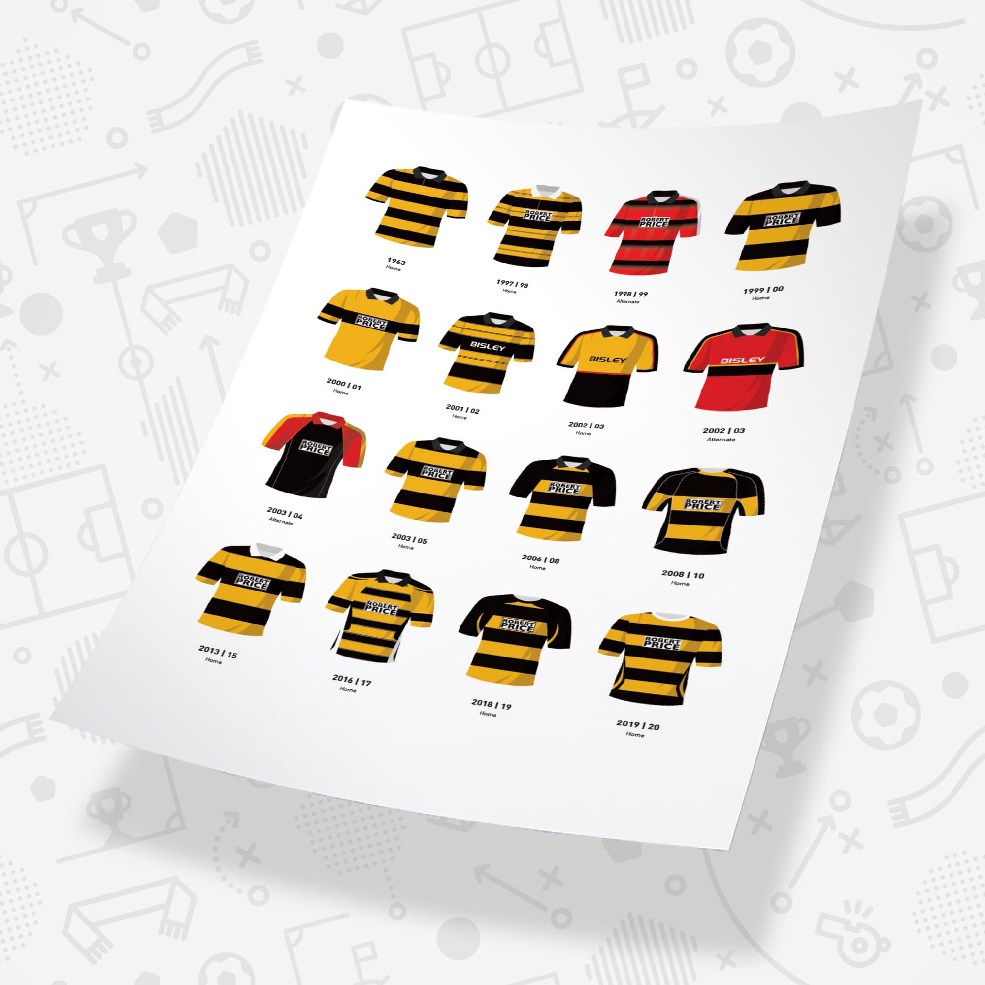 Newport Classic Kits Rugby Union Team Print