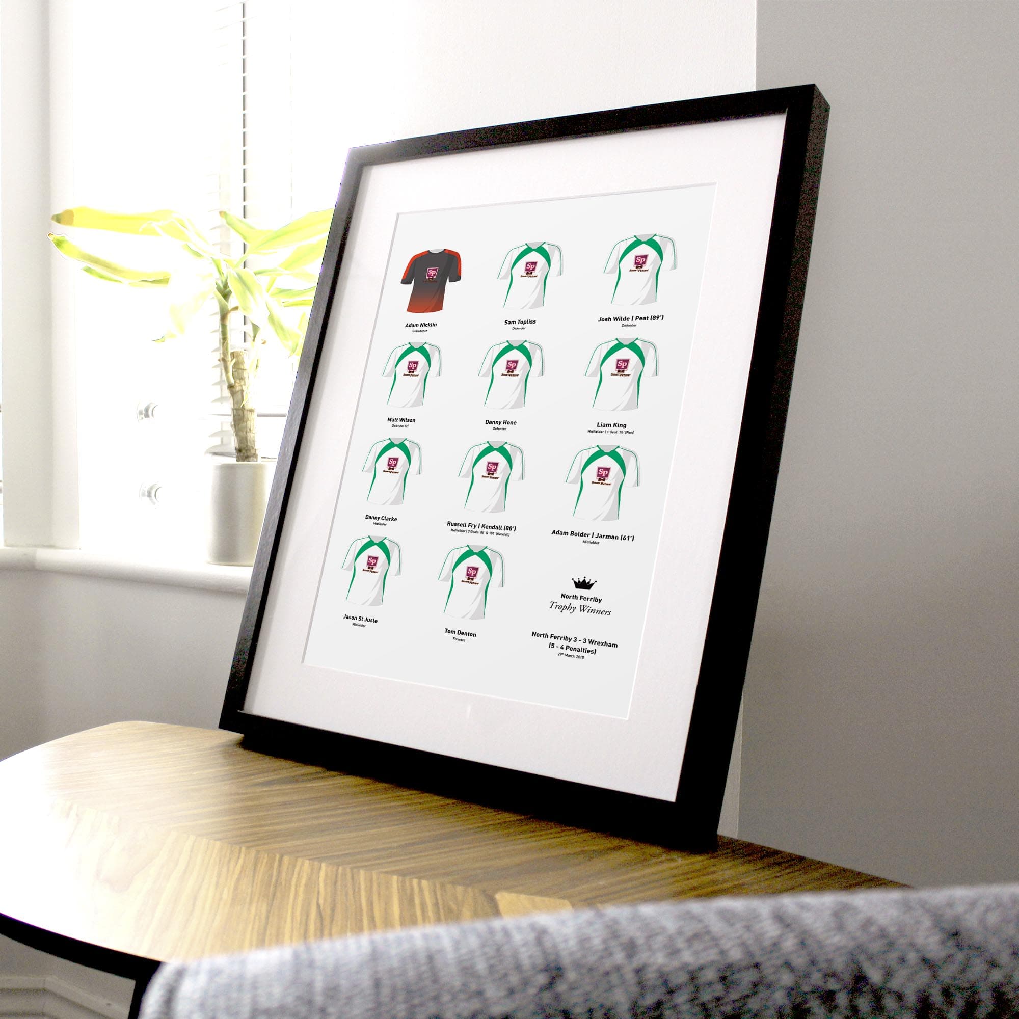 North Ferriby 2015 Trophy Winners Football Team Print Good Team On Paper