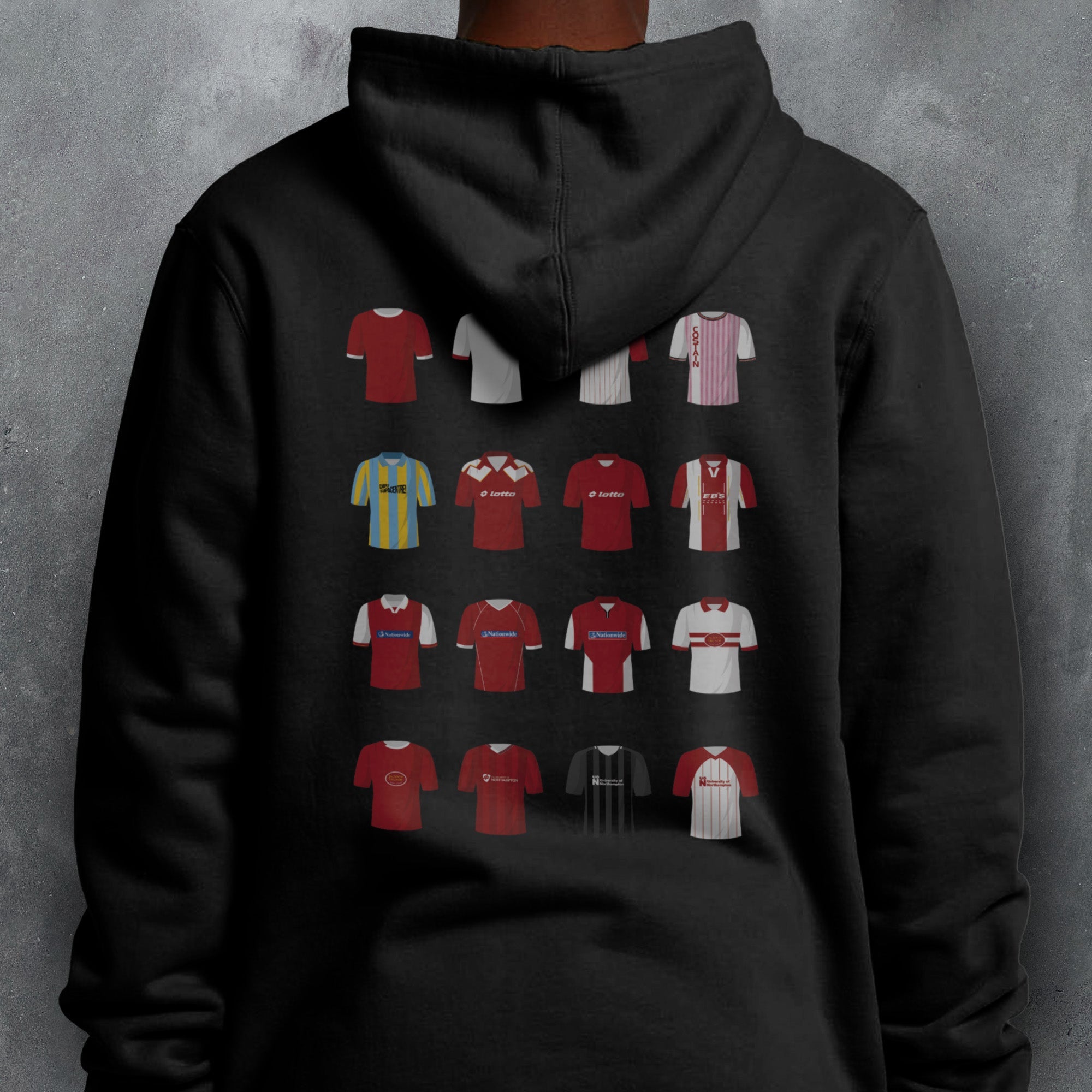 Northampton Classic Kits Football Hoodie Good Team On Paper