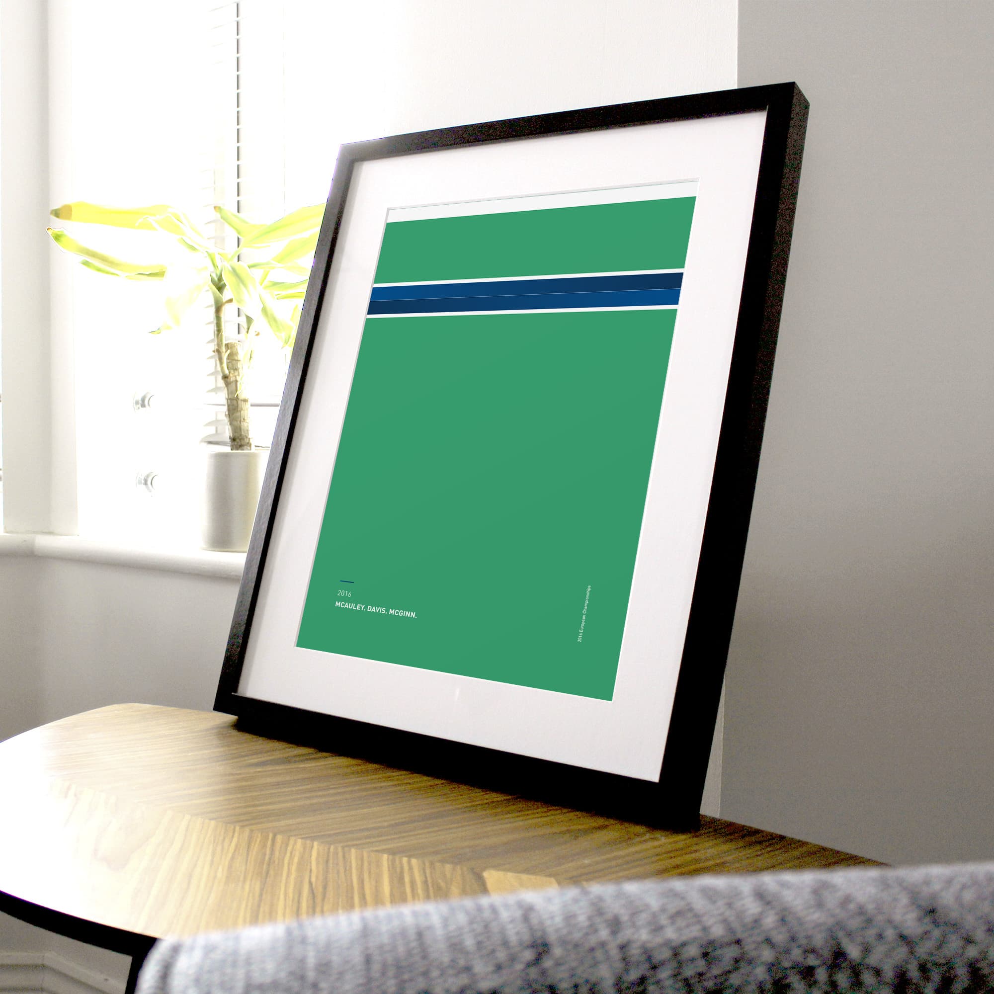 Northern Ireland 2016 'Better Days' Football Print Good Team On Paper