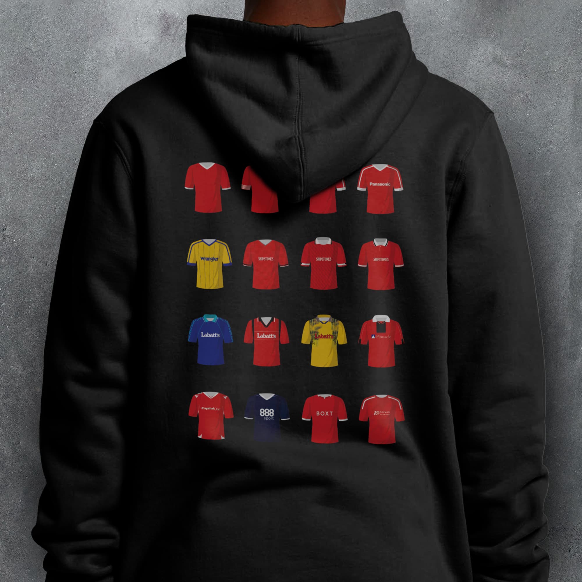 Nottm Forest Classic Kits Football Hoodie