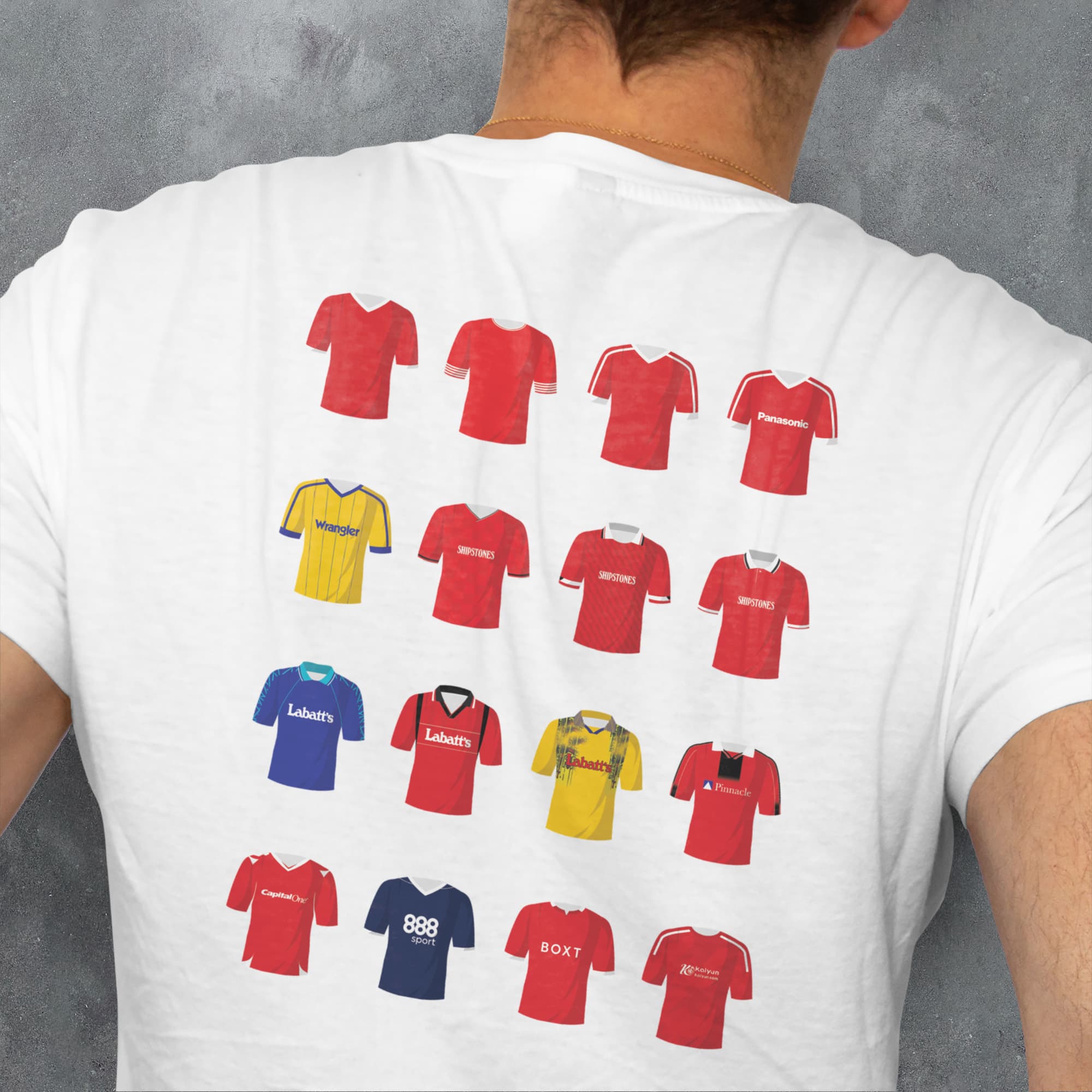 Nottm Forest Classic Kits Football T-Shirt