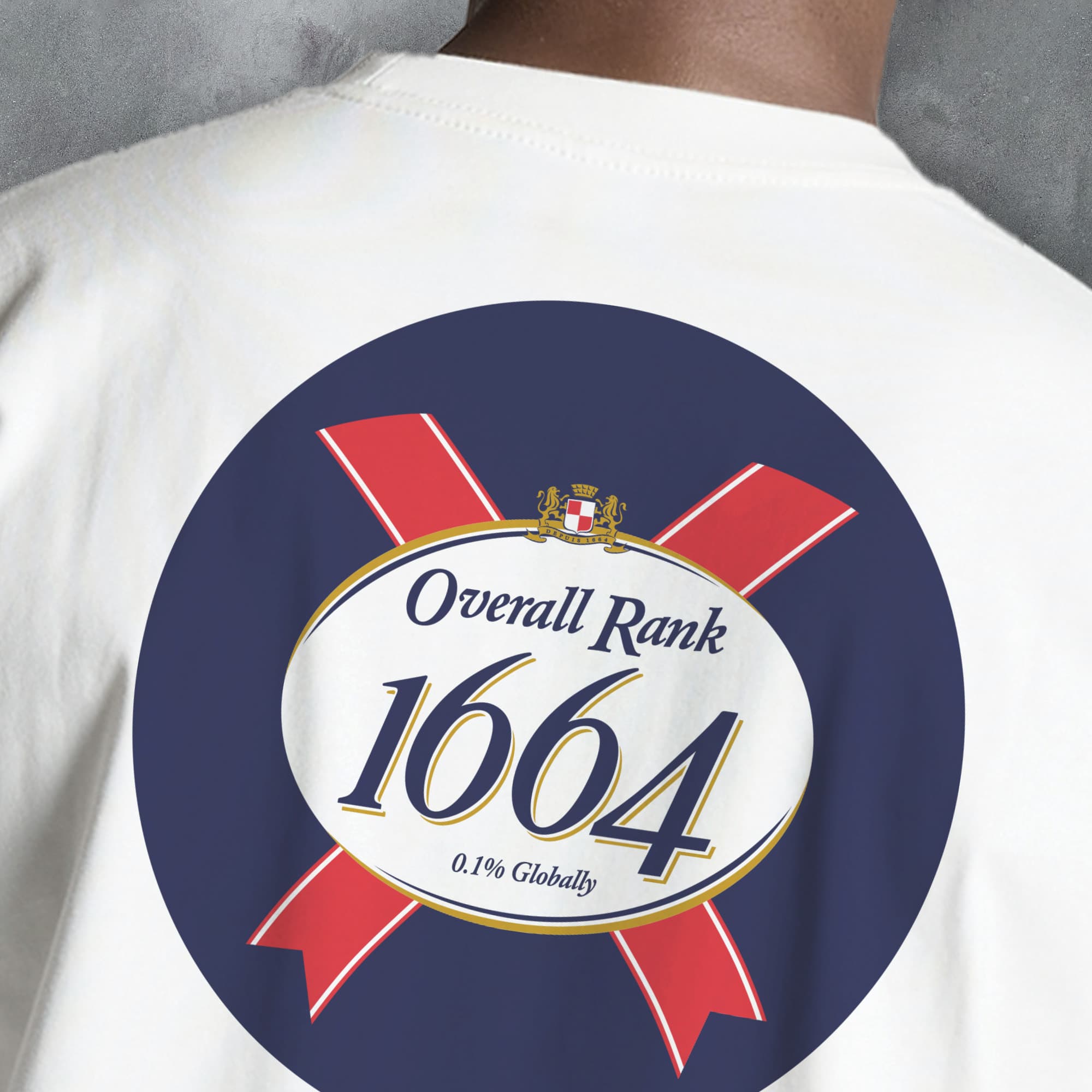 Fantasy League Football FPL 'Off The Bar' Overall Rank T-Shirt
