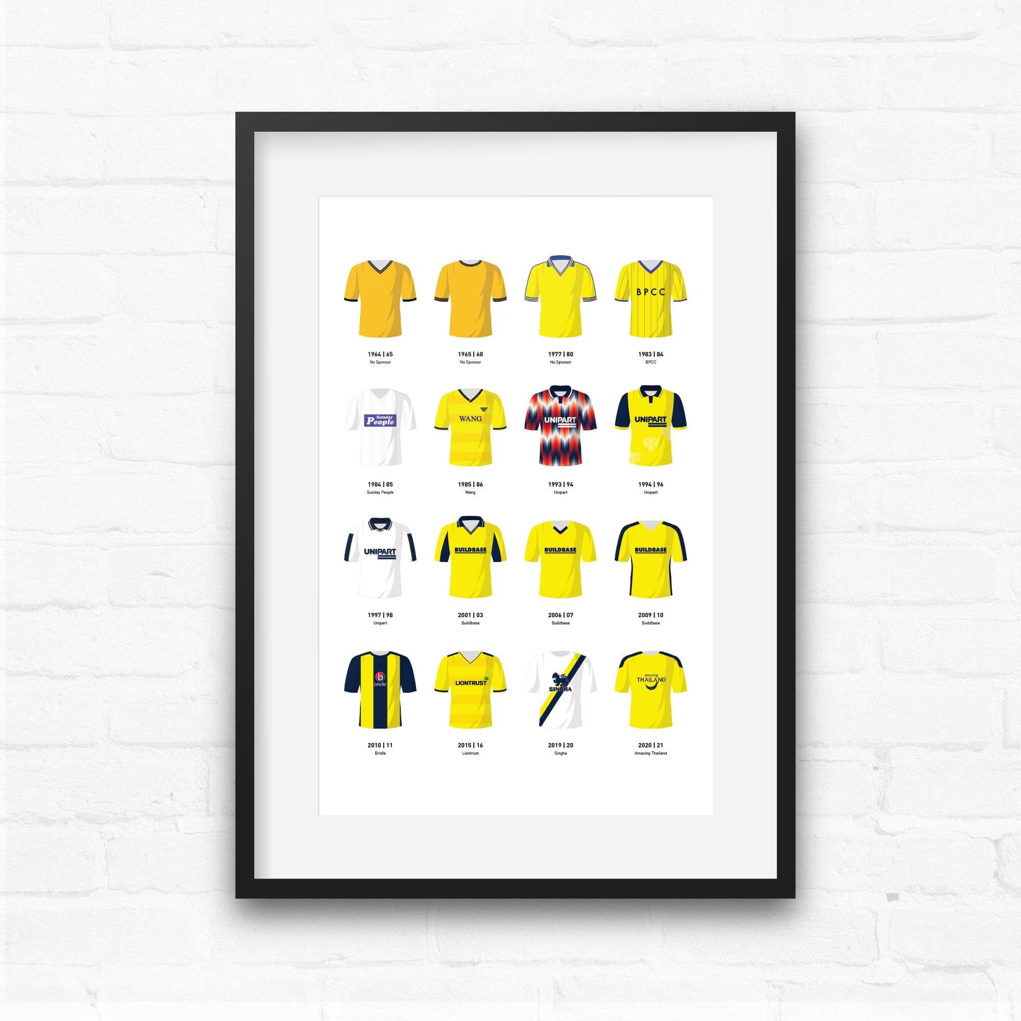 Oxford Classic Kits Football Team Print Good Team On Paper