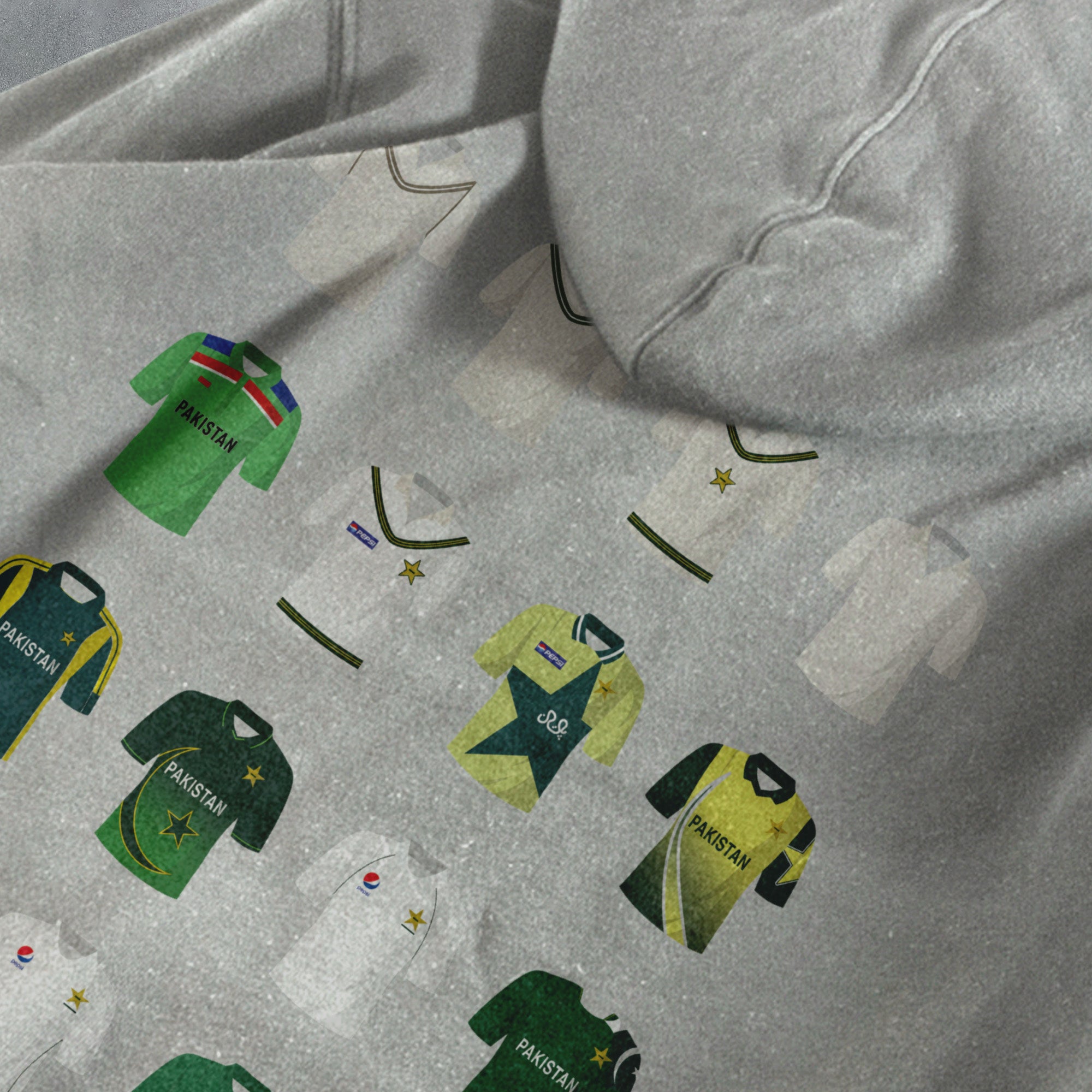 Pakistan Cricket Classic Kits Hoodie